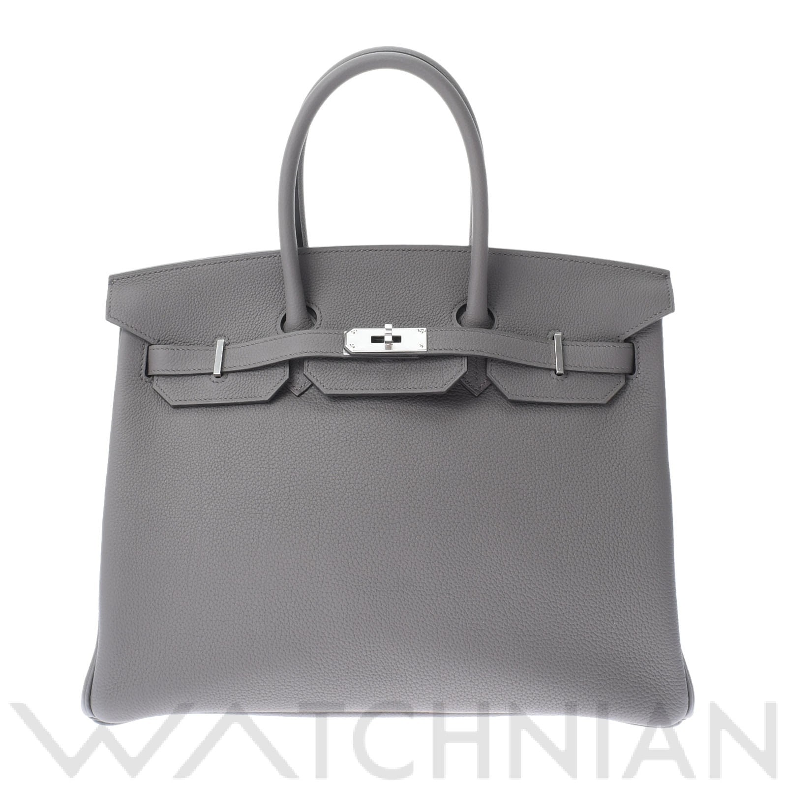 エルメス バーキン 35 エタン/パラジウム金具 トゴ ユニセックス バッグ 【新品】【bag】