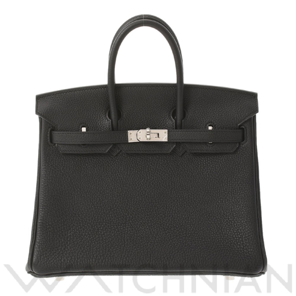 エルメス バーキン 25 黒/パラジウム金具 トゴ レディース バッグ 【未使用】【bag】