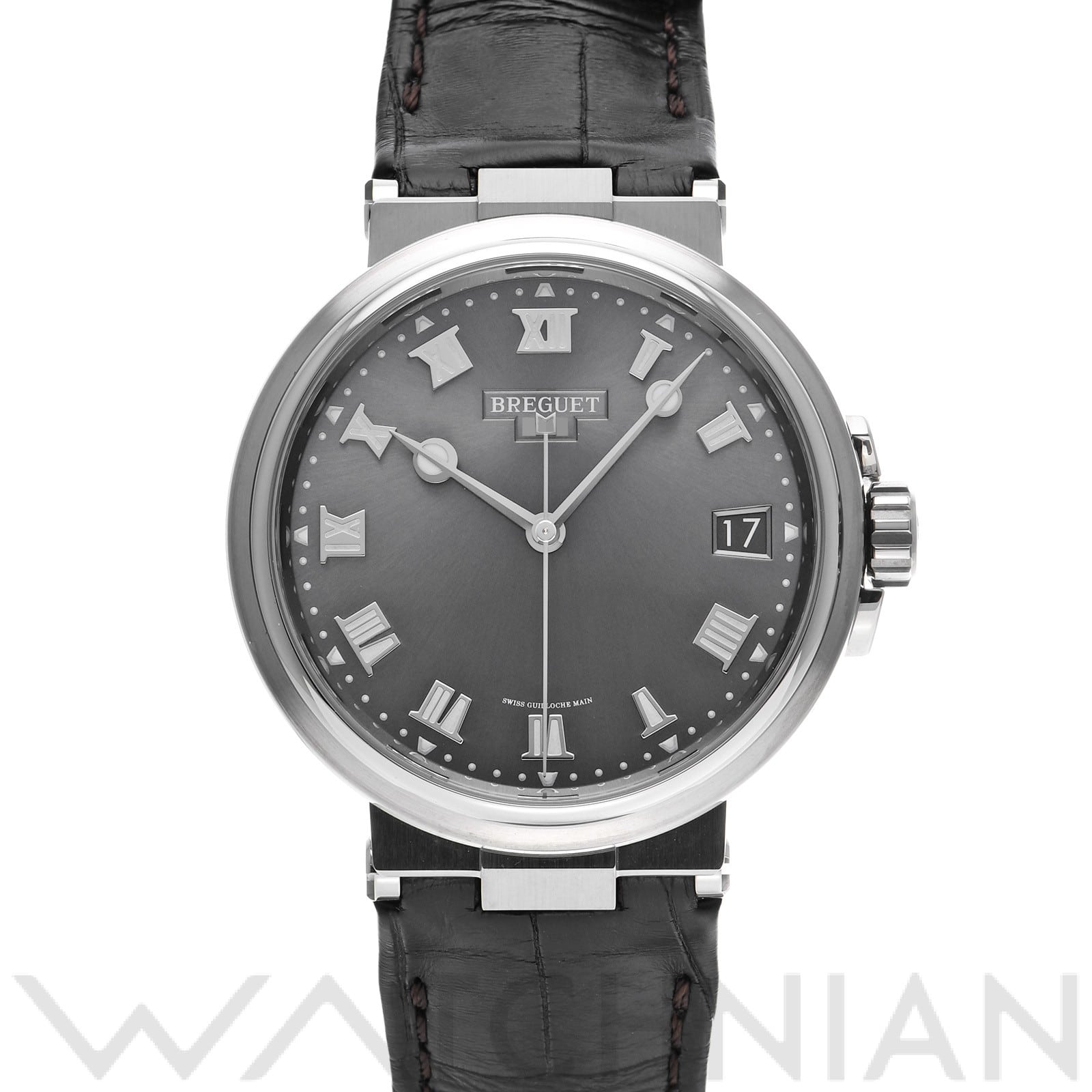 ブレゲ マリーン 5517TI/G2/9ZU スレートグレー メンズ 時計 【中古】【wristwatch】