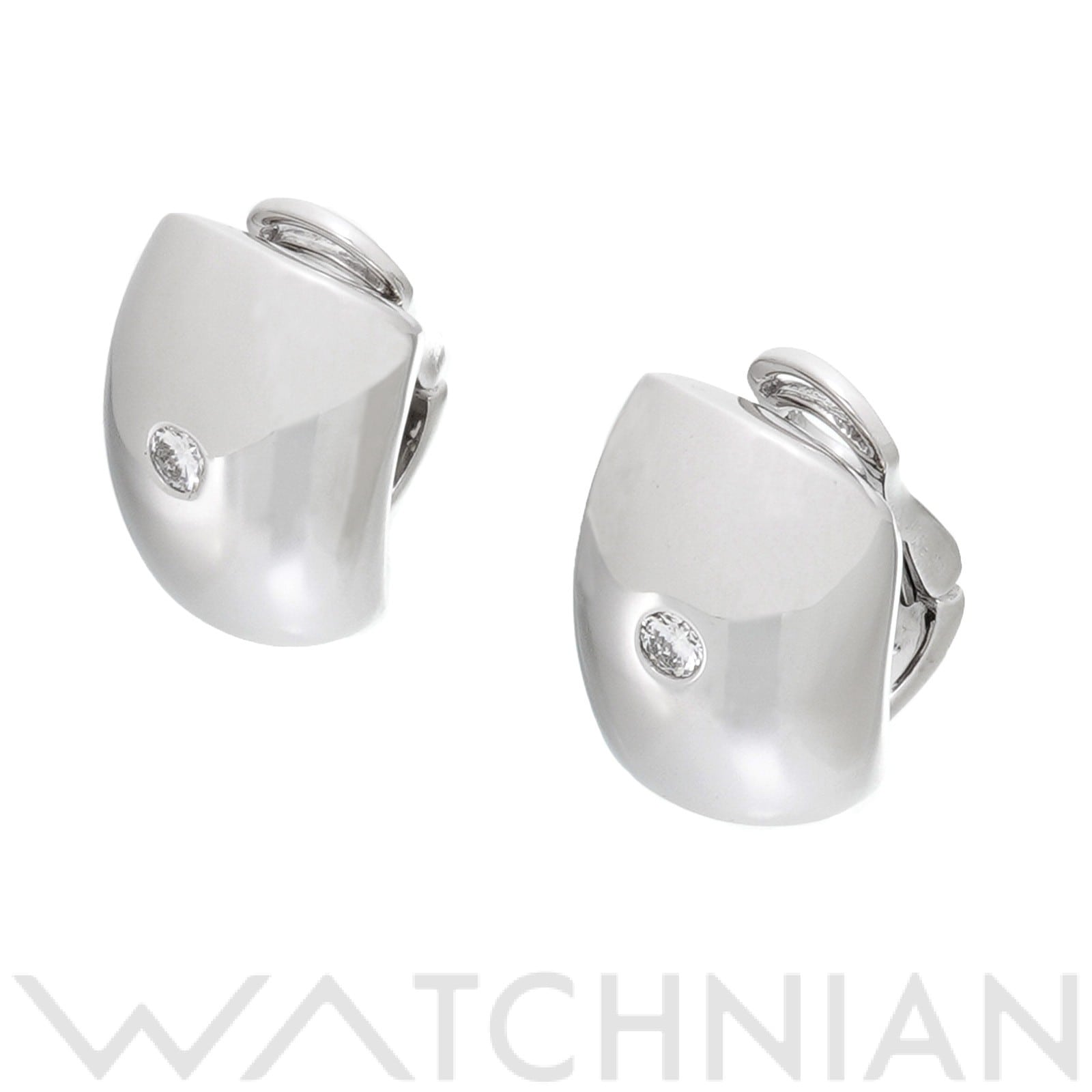 ピアジェ ダイヤモンド イヤリング K18ホワイトゴールド WG/ダイヤモンド レディース ジュエリー 【中古】【jewelry】