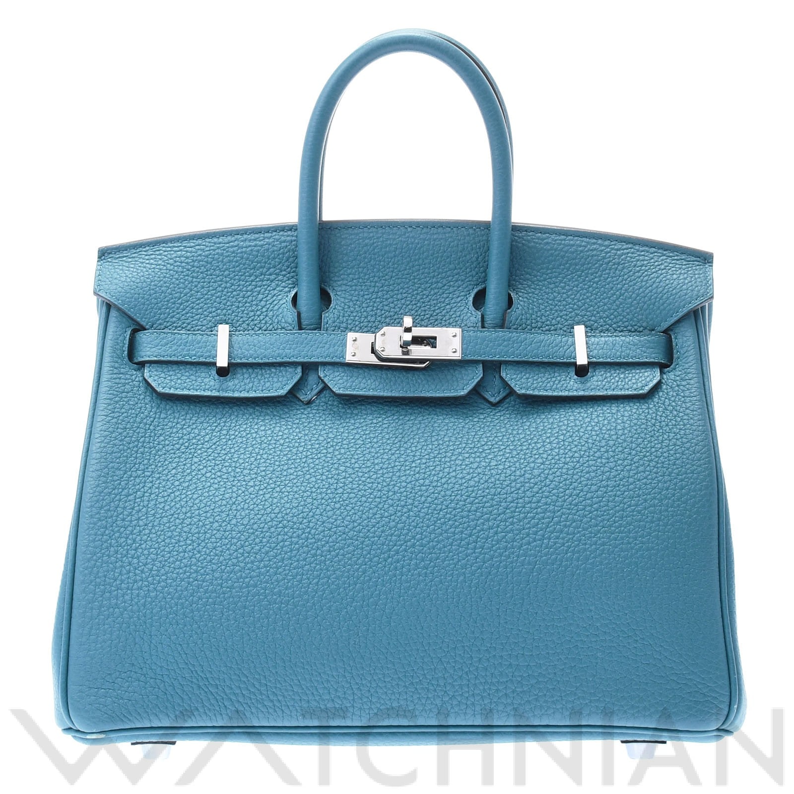 エルメス バーキン 25 コバルト/パラジウム金具 トゴ レディース バッグ 【中古】【bag】