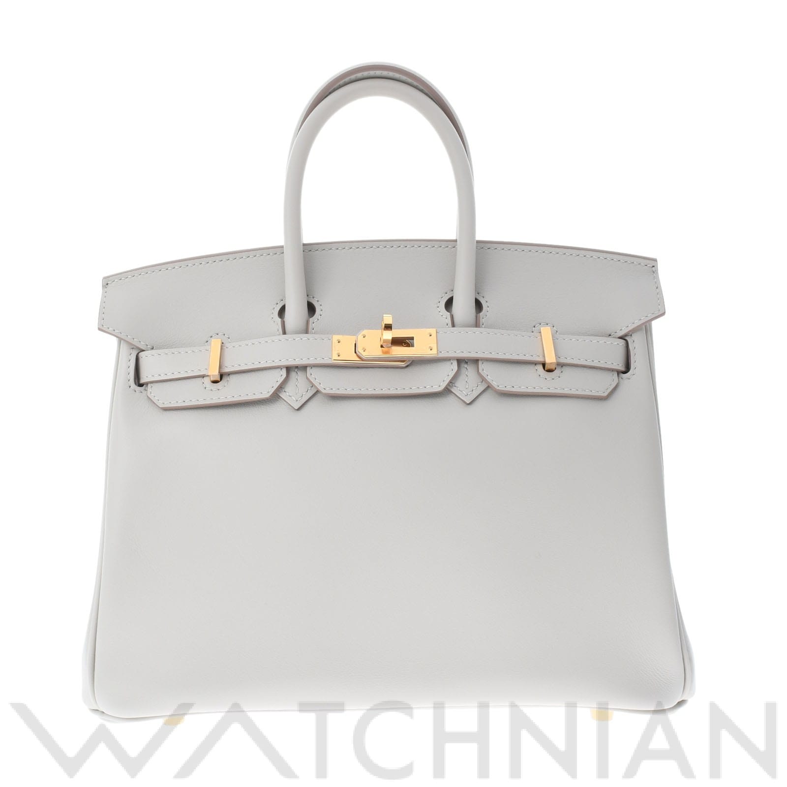 エルメス バーキン 25 グリスパール/ゴールド金具 ヴォースイフト レディース バッグ 【未使用】【bag】