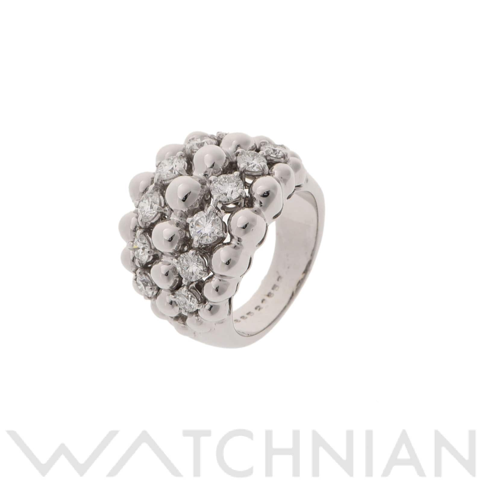 ブシュロン グランドレザン #12 K18WG/ダイヤ レディース ジュエリー 【中古】【jewelry】