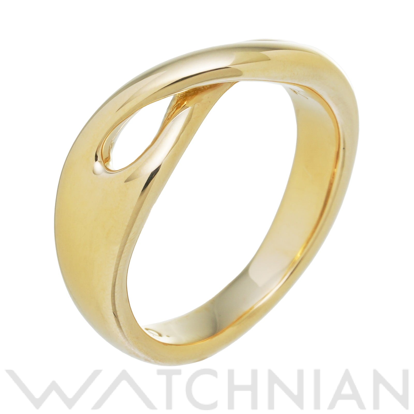 ティファニー インフィニティ リング　約6.5号 K18イエローゴールド YG レディース ジュエリー 【中古】【jewelry】