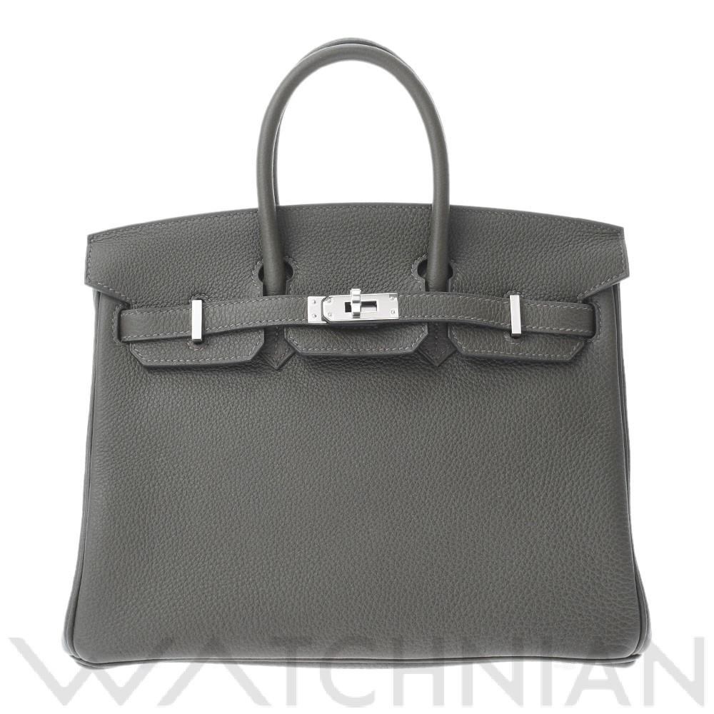 エルメス バーキン 25 ヴェールマキ/パラジウム金具 トゴ レディース バッグ 【新品】【bag】