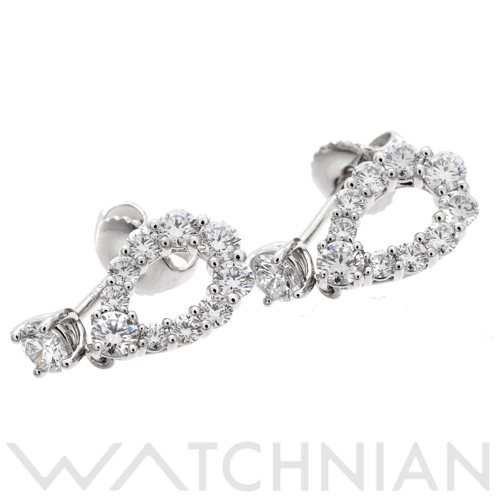 ハリー ウィンストン ループ ピアス スモール EADPRDSMLP Pt950プラチナ/ダイヤモンド レディース ジュエリー 【中古】【jewelry】