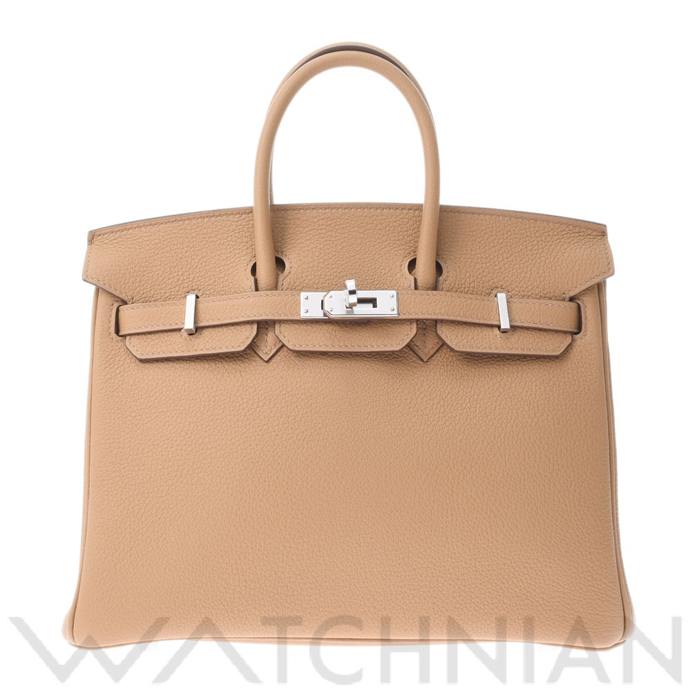 エルメス バーキン 25 ビスキュイ/パラジウム金具 トゴ レディース バッグ 【新品】【bag】