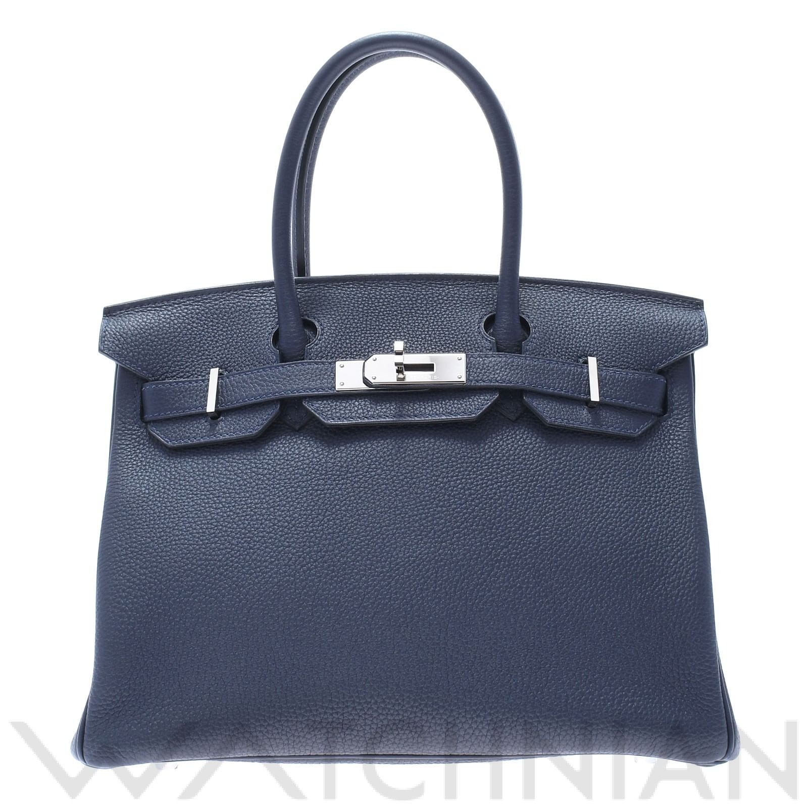 エルメス バーキン 30 ブルーニュイ/パラジウム金具 トゴ レディース バッグ 【中古】【bag】