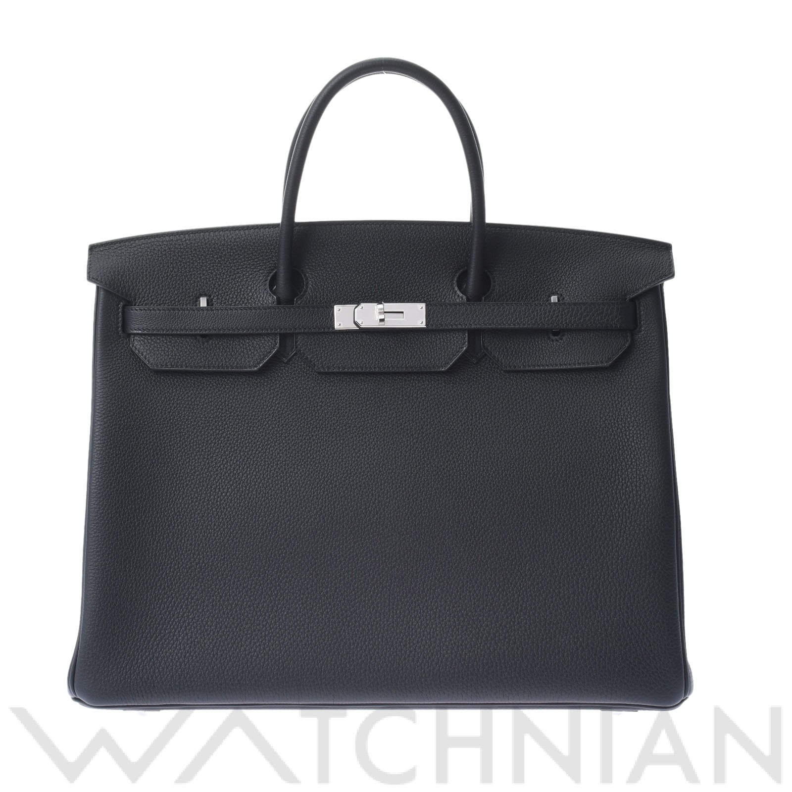 エルメス バーキン 40 黒/パラジウム金具 トゴ ユニセックス バッグ 【新品】【bag】