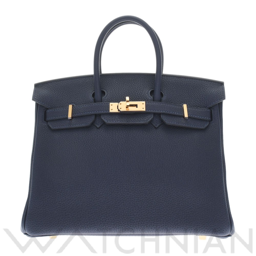 エルメス バーキン 25 ブルーニュイ/ゴールド金具 トゴ レディース バッグ 【新品】【bag】