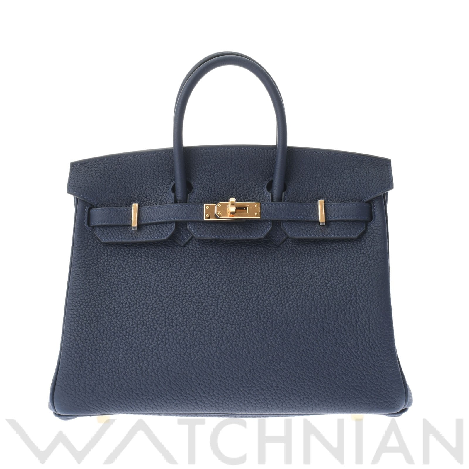 エルメス バーキン 25 ブルーニュイ/ゴールド金具 トゴ レディース バッグ 【新品】【bag】