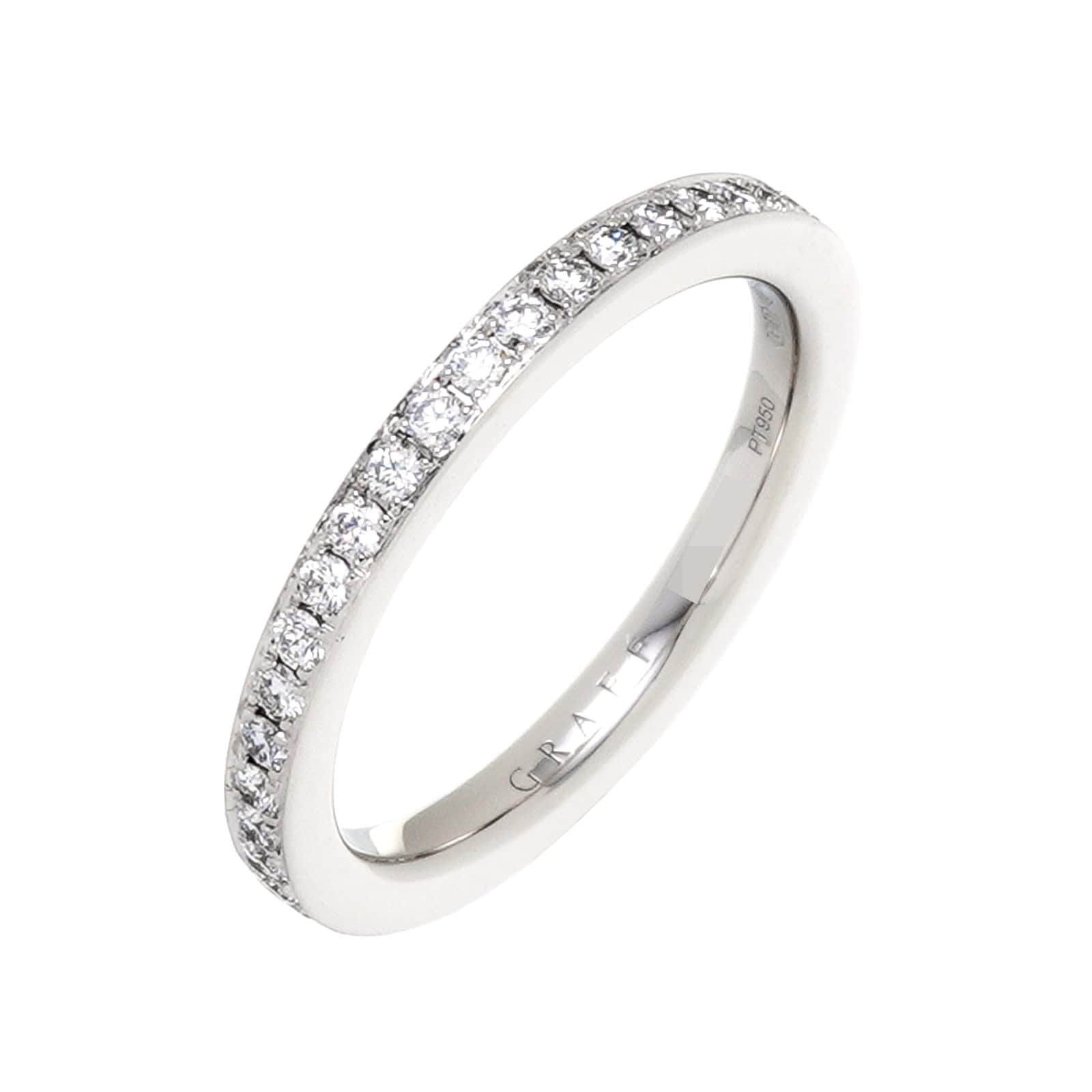 グラフ フルエタニティ リング　約8号 Pt950プラチナ/ダイヤモンド レディース ジュエリー 【中古】【jewelry】