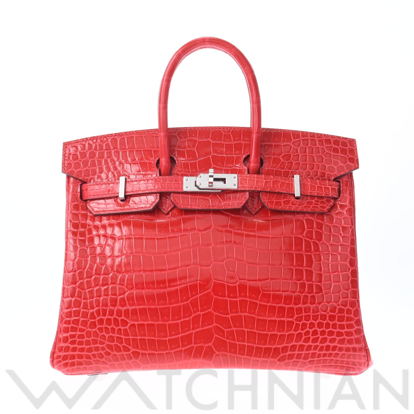 エルメス バーキン 25 ブレイス/パラジウム金具 ポロサス レディース バッグ 【未使用】【bag】