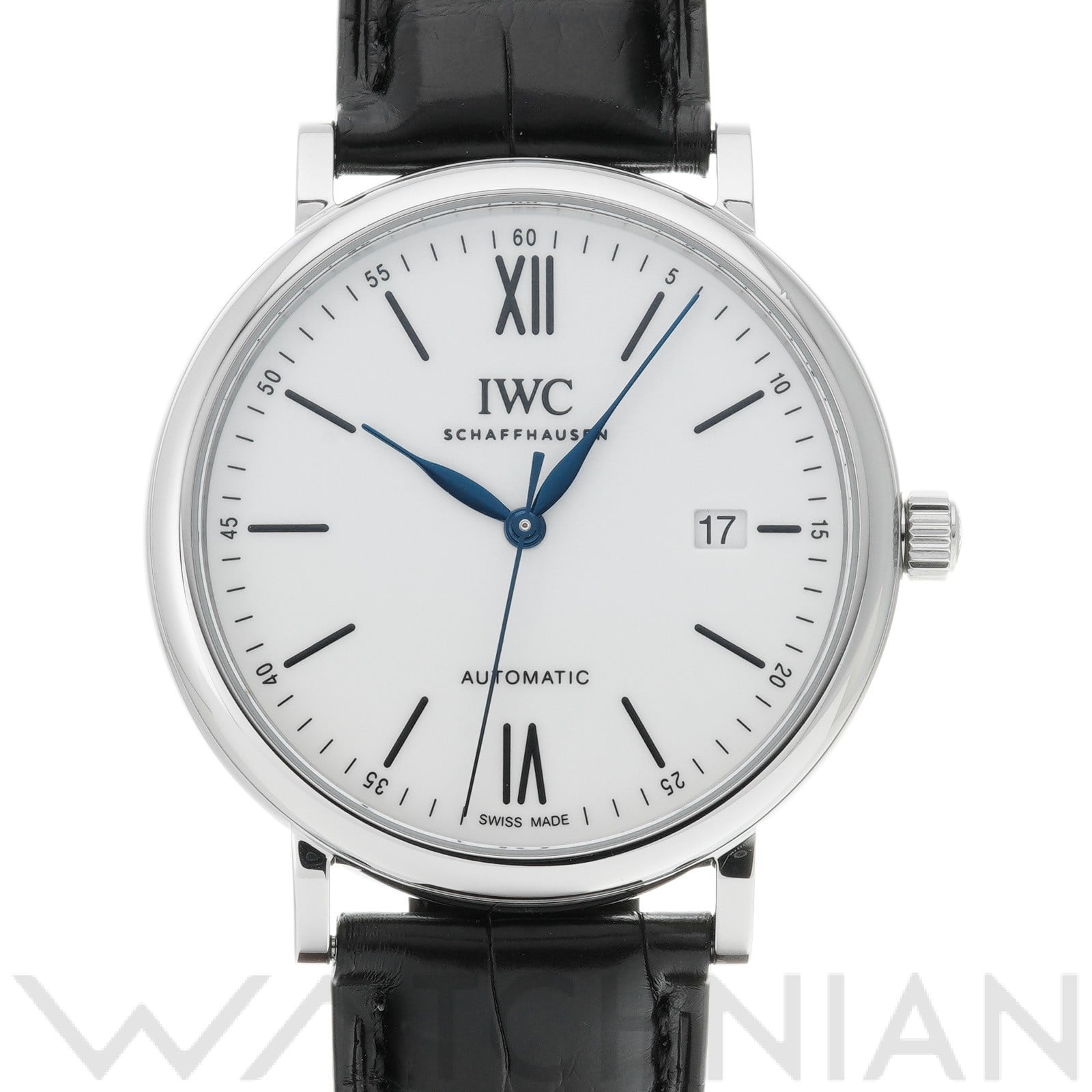 IWC ポートフィノ オートマティック 150イヤーズ IW356519 ホワイト メンズ 時計 【中古】【wristwatch】