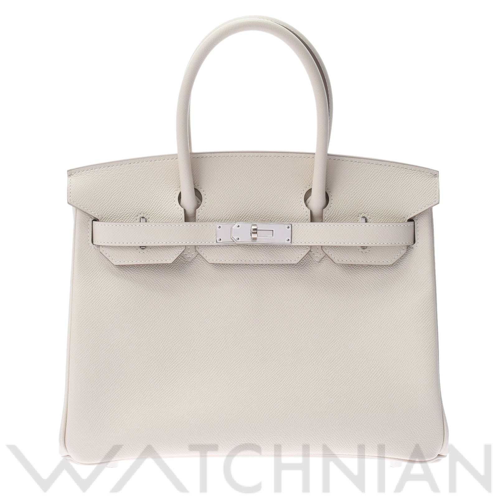 エルメス バーキン 30 クレ(アイボリー系)/パラジウム金具 ヴォーエプソン レディース バッグ 【未使用】【bag】