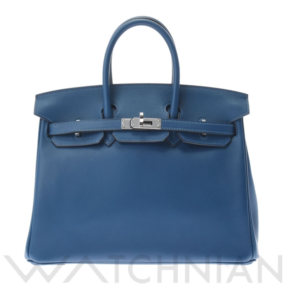 エルメス バーキン 25 ディープブルー/パラジウム金具 ヴォースイフト レディース バッグ 【未使用】【bag】