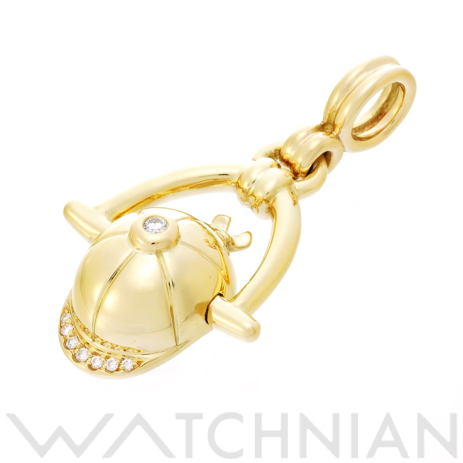 ピアジェ 帽子 ペンダントトップ K18イエローゴールド YG/ダイヤモンド レディース ジュエリー 【中古】【jewelry】