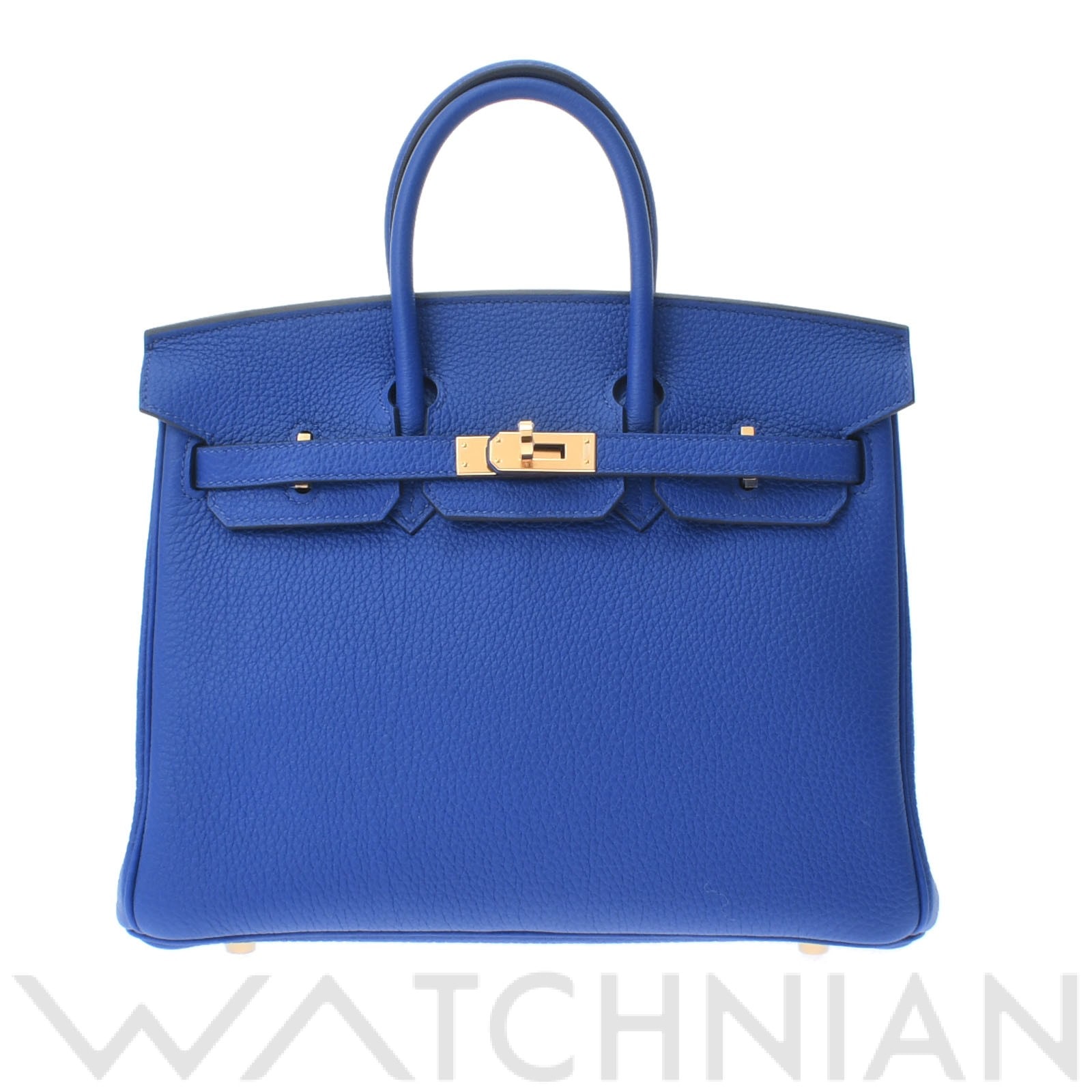エルメス バーキン 25 ブルーロワイヤル/ゴールド金具 トゴ レディース バッグ 【新品】【bag】