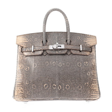 エルメス バーキン 25 デゼール リザード レディース バッグ 【中古】【bag】