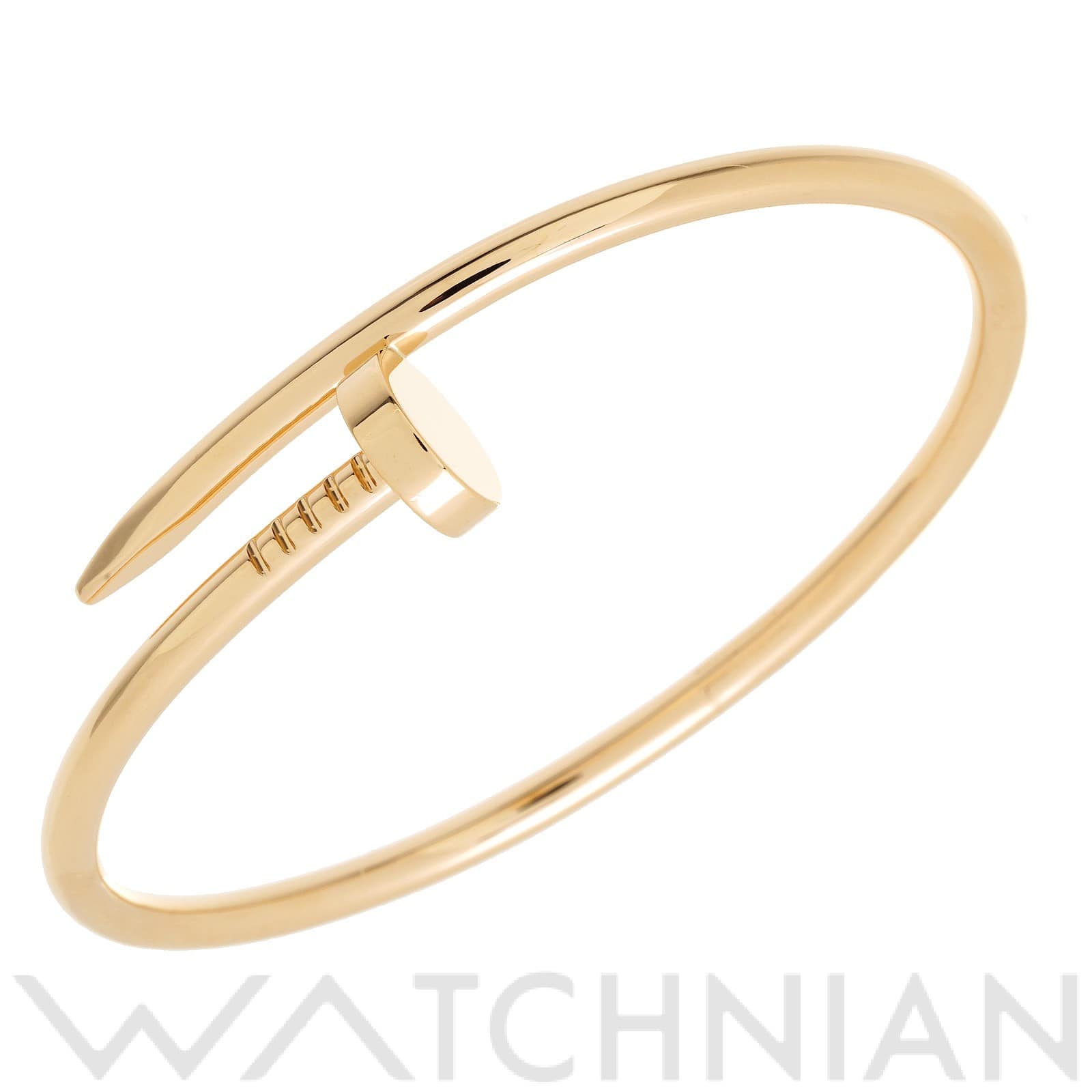カルティエ ジュスト アン クル ブレスレット　#18 B6048200 K18イエローゴールド YG レディース ジュエリー 【中古】【jewelry】