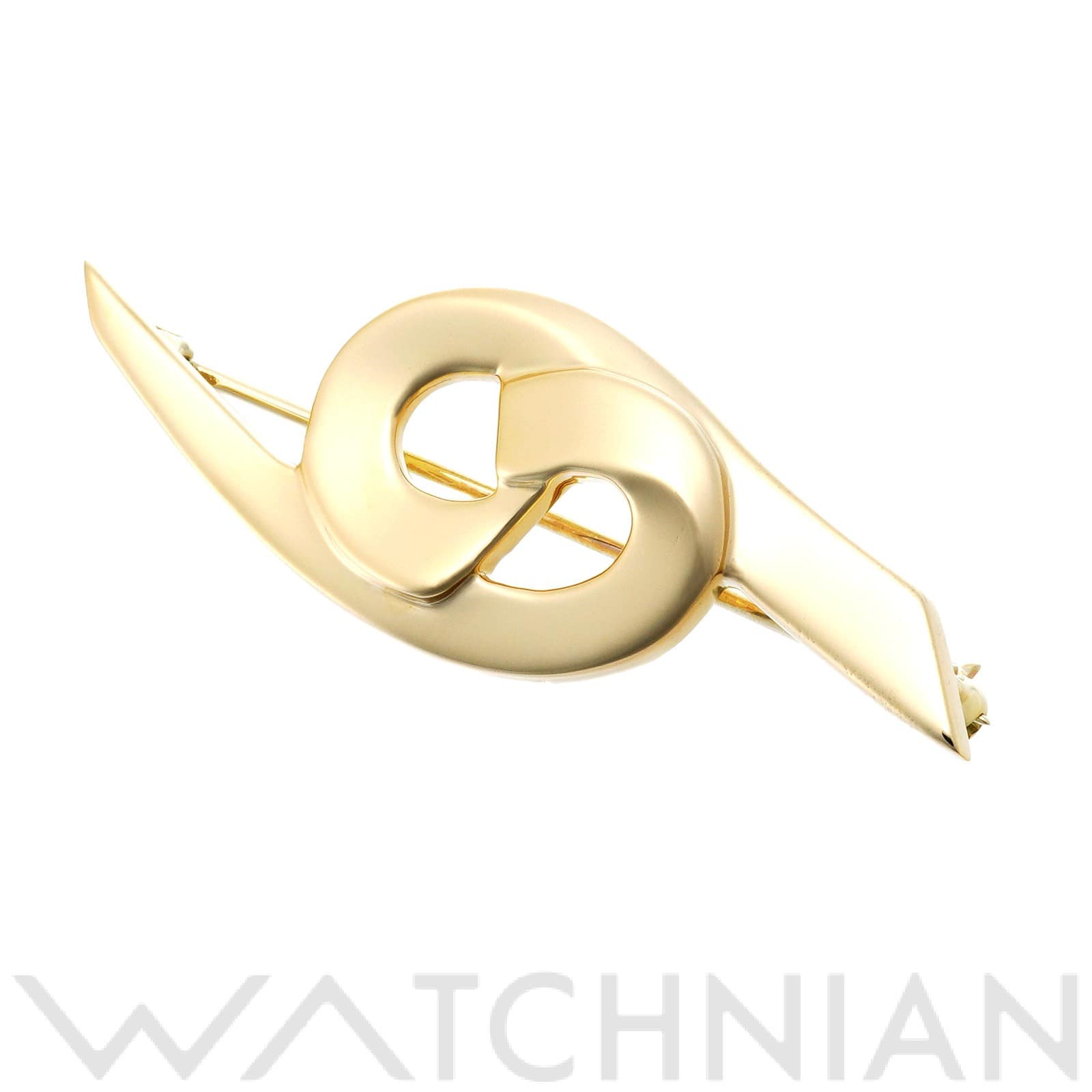ティファニー デザイン ブローチ K18イエローゴールド YG レディース ジュエリー 【中古】【jewelry】