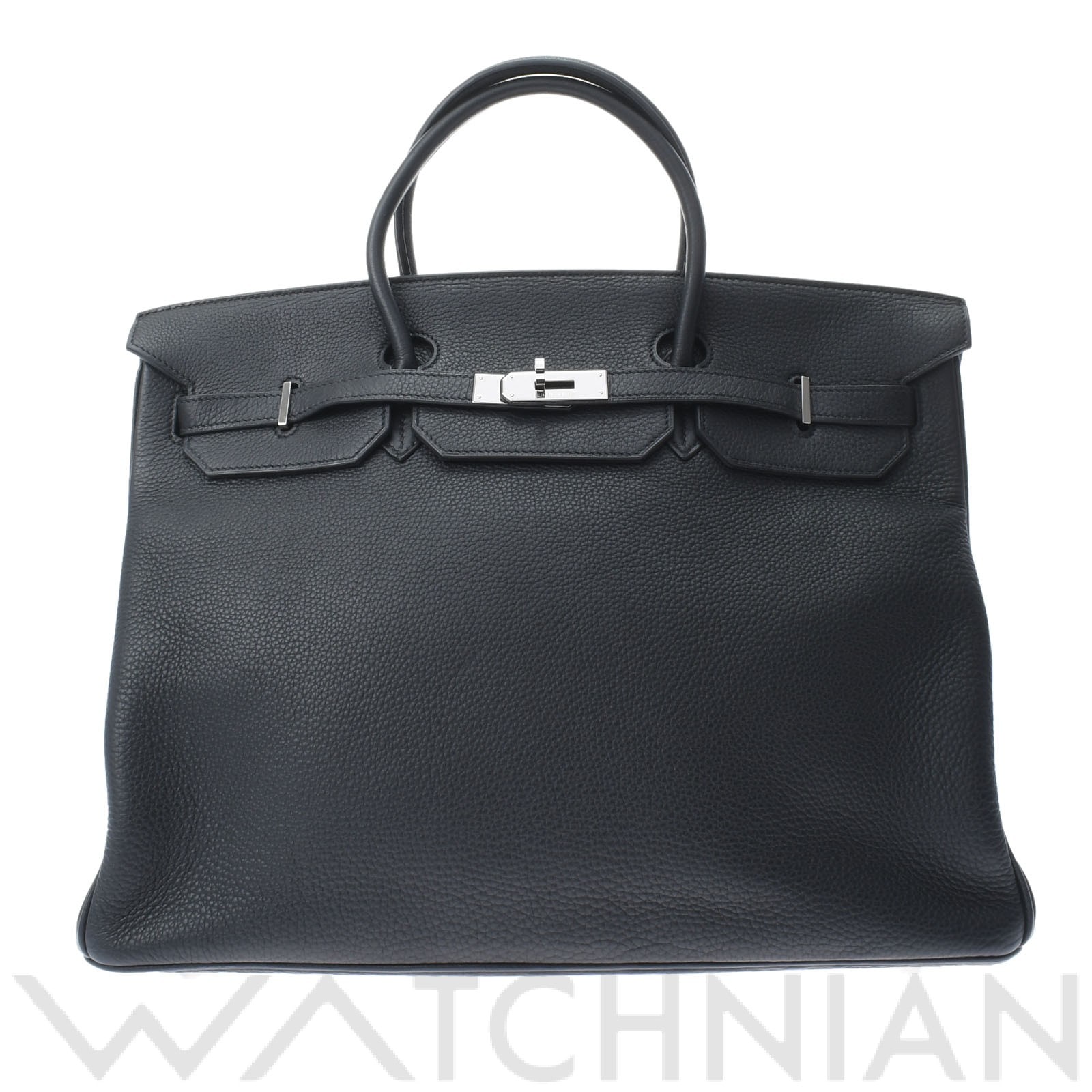 エルメス バーキン 40 黒/パラジウム金具 トゴ ユニセックス バッグ 【中古】【bag】