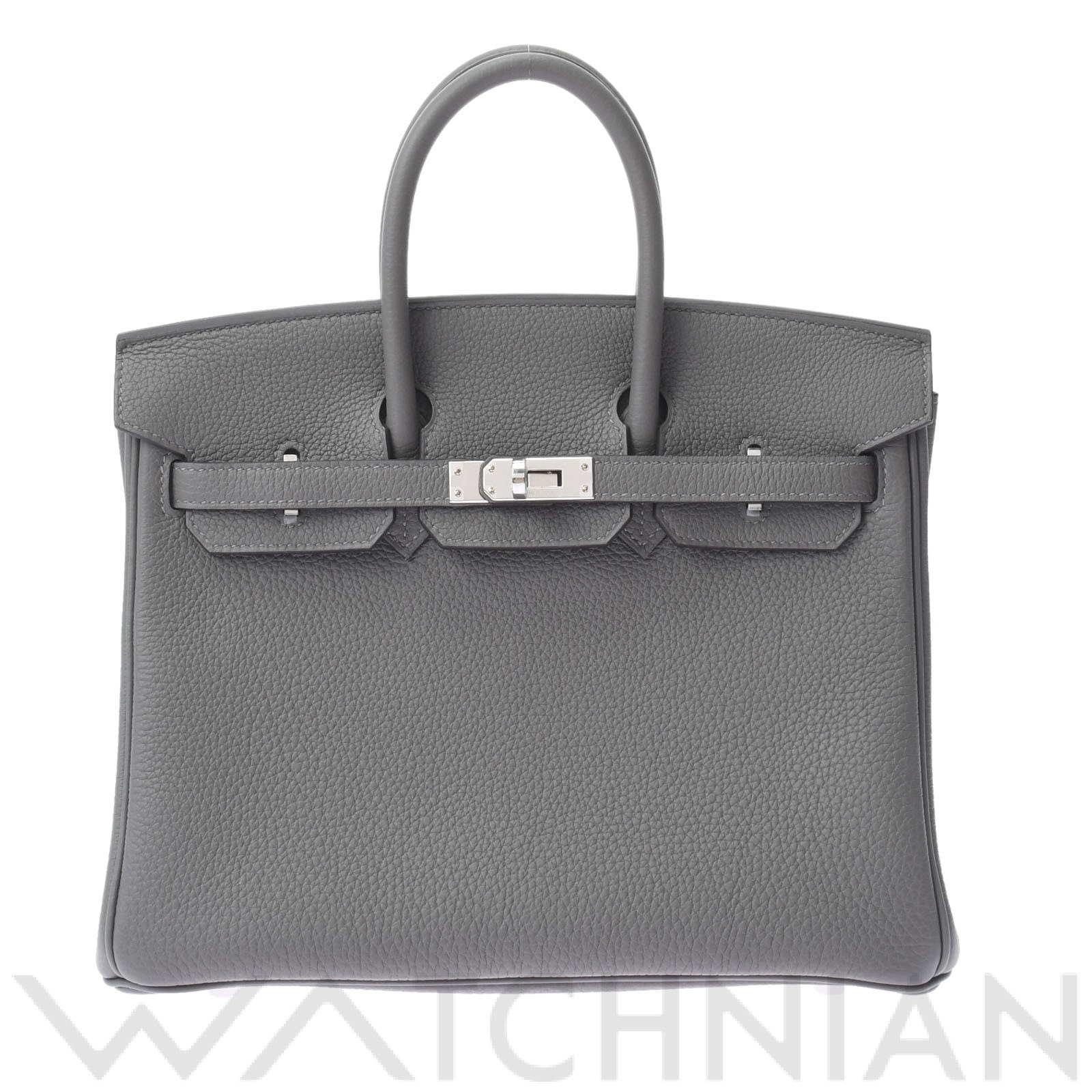 エルメス バーキン 25 グリメイヤー(グレー)/パラジウム金具 トゴ レディース バッグ 【新品】【bag】