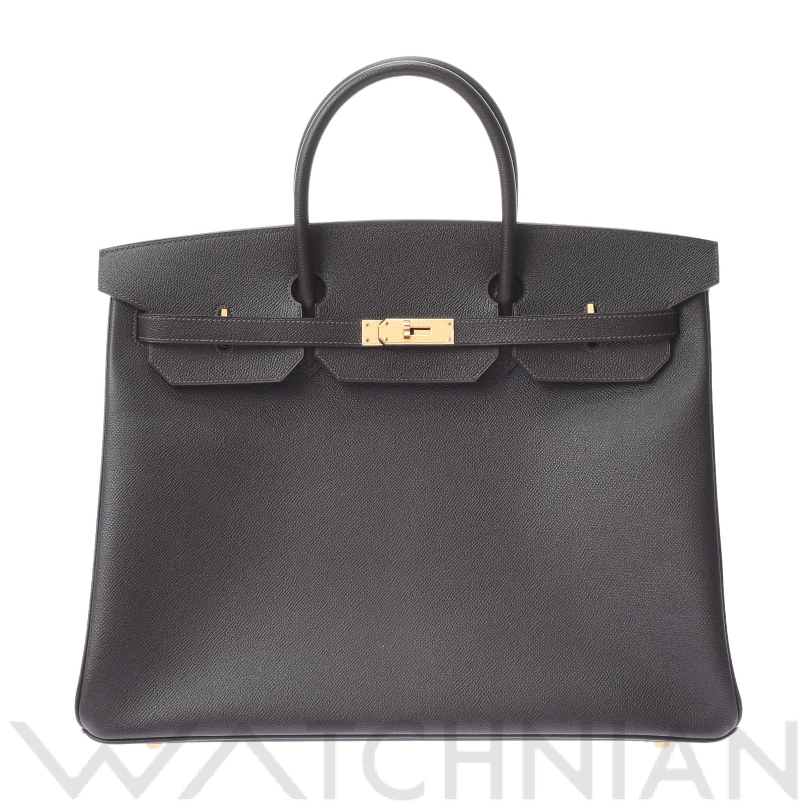 エルメス バーキン 40 マロンフォンセ(ダークブラウン)/ゴールド金具 クシュベル ユニセックス バッグ 【中古】【bag】