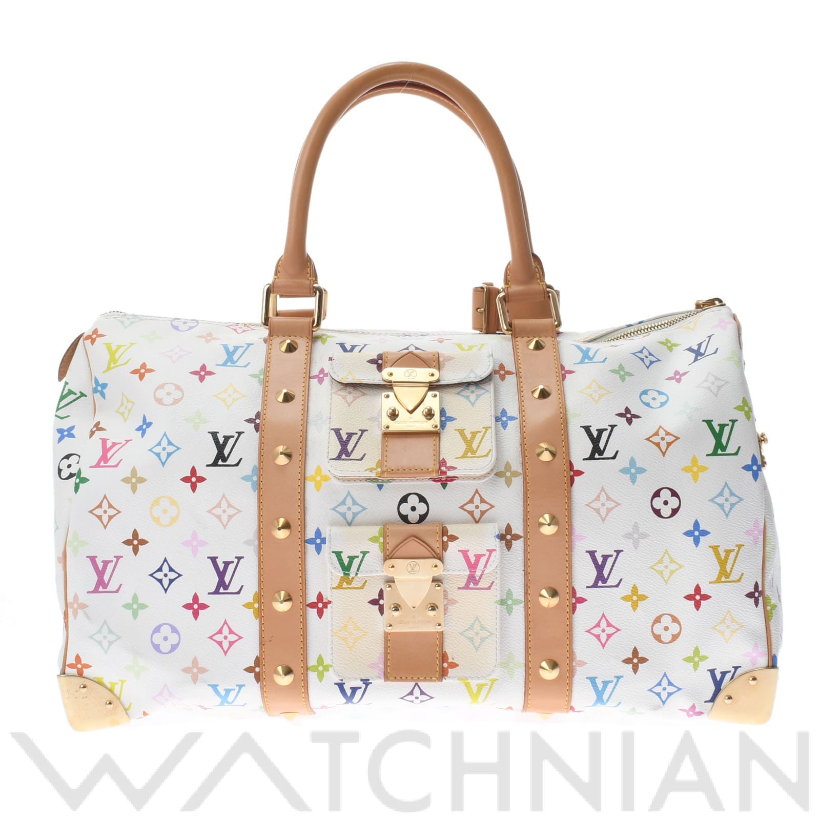 ルイ ヴィトン モノグラム キーポル 45 ブロン M92641 モノグラムマルチカラー レディース バッグ 【中古】【bag】