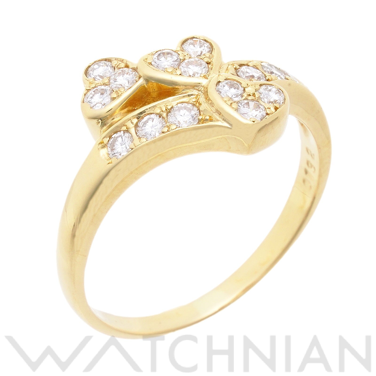 ポーラ ダイヤモンド リング　約13号 K18イエローゴールド YG/ダイヤモンド レディース ジュエリー 【中古】【jewelry】