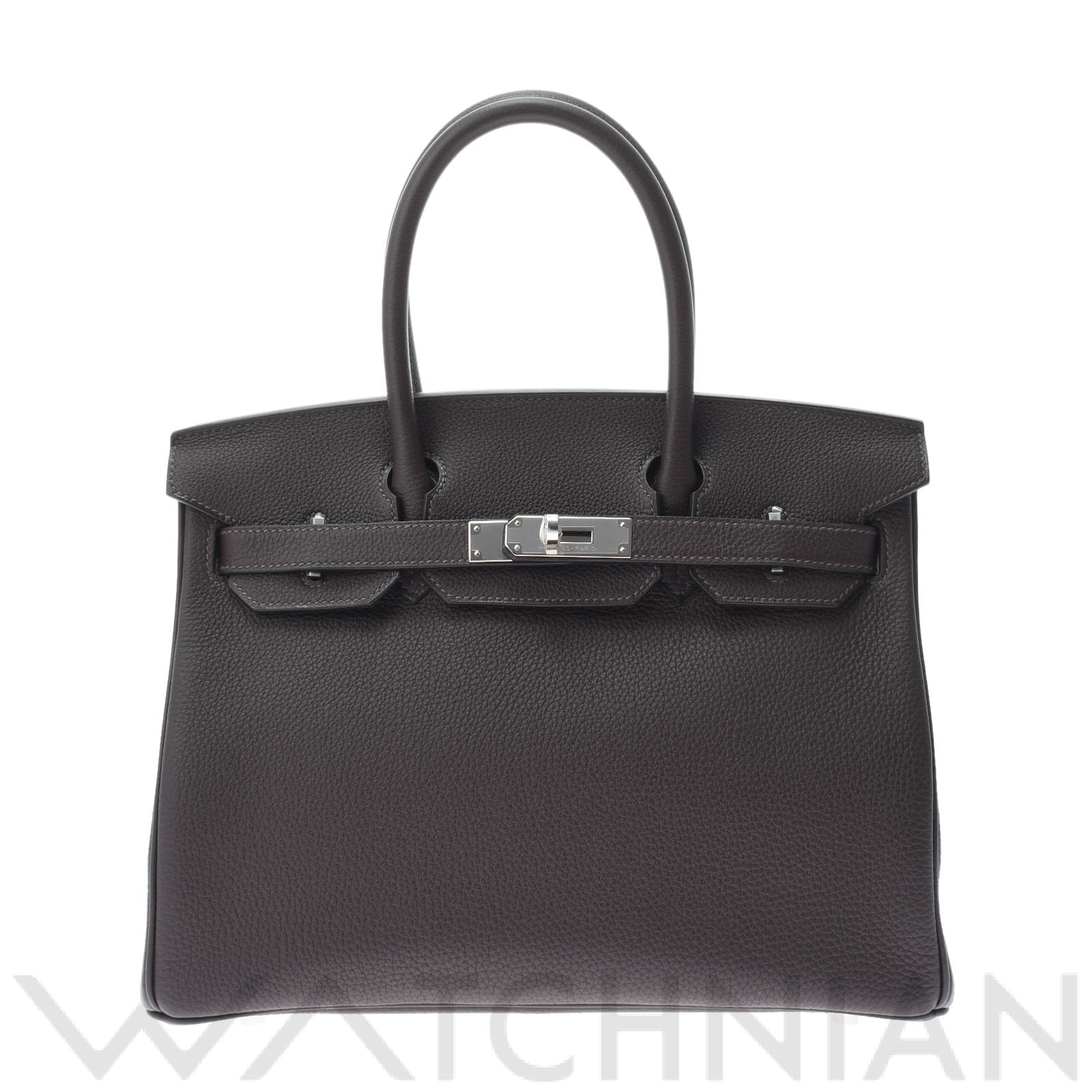 エルメス バーキン 30 ヴェルソ エベンヌ/トフィ/パラジウム金具 トゴ レディース バッグ 【未使用】【bag】