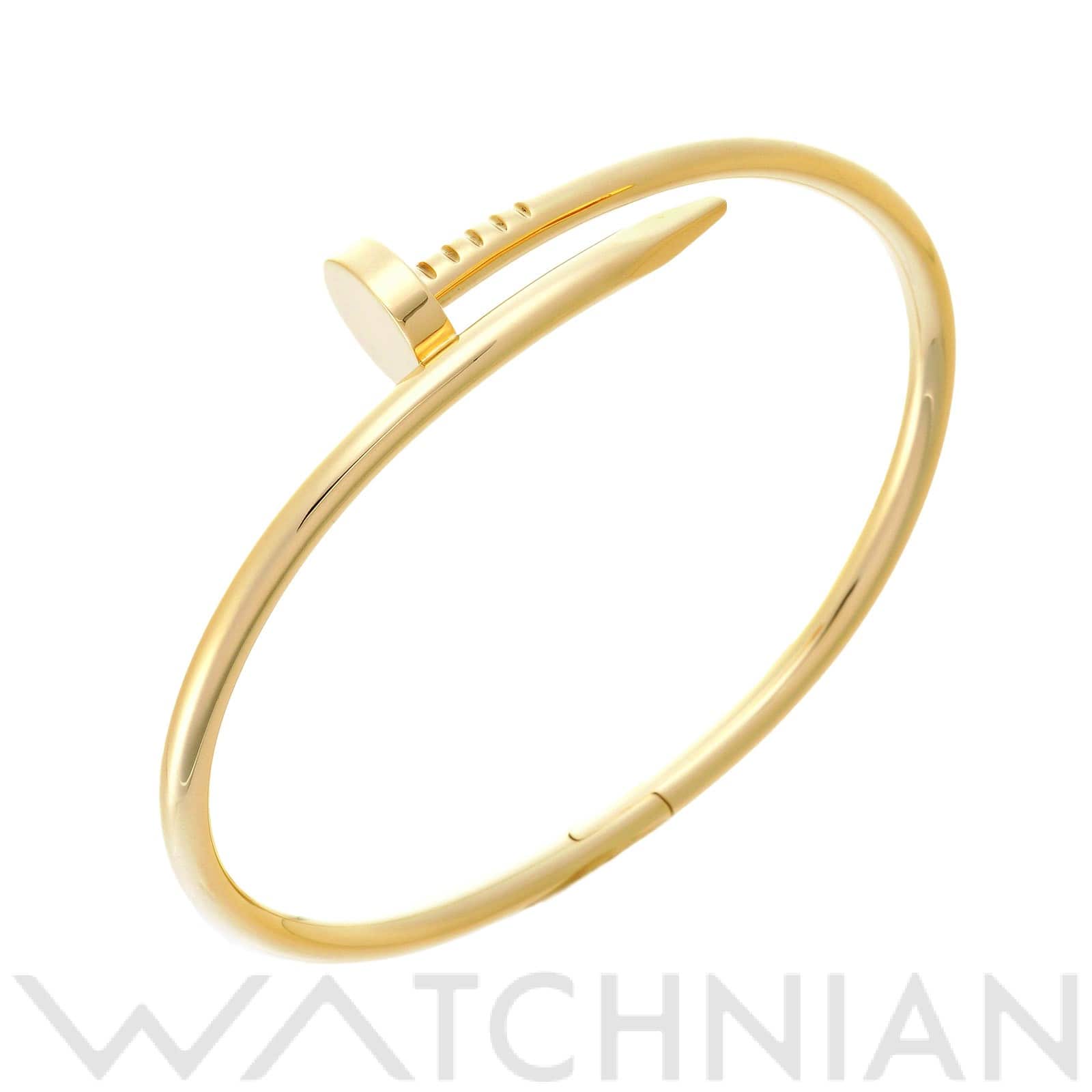 カルティエ ジュスト アン クル ブレスレット　#18 B6037800 K18イエローゴールド YG レディース ジュエリー 【中古】【jewelry】