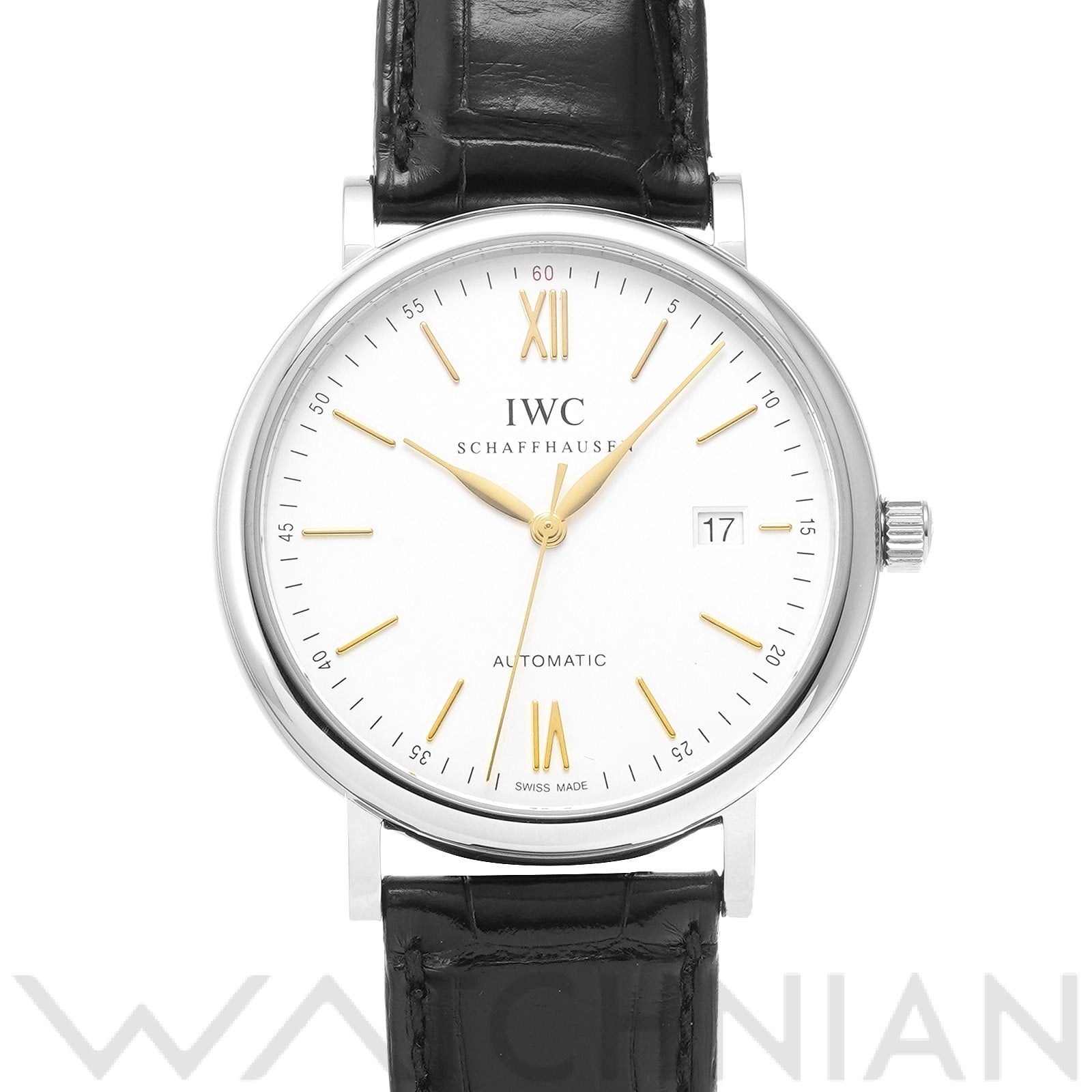 IWC ポートフィノ オートマティック IW356517 シルバー メンズ 時計 【中古】【wristwatch】