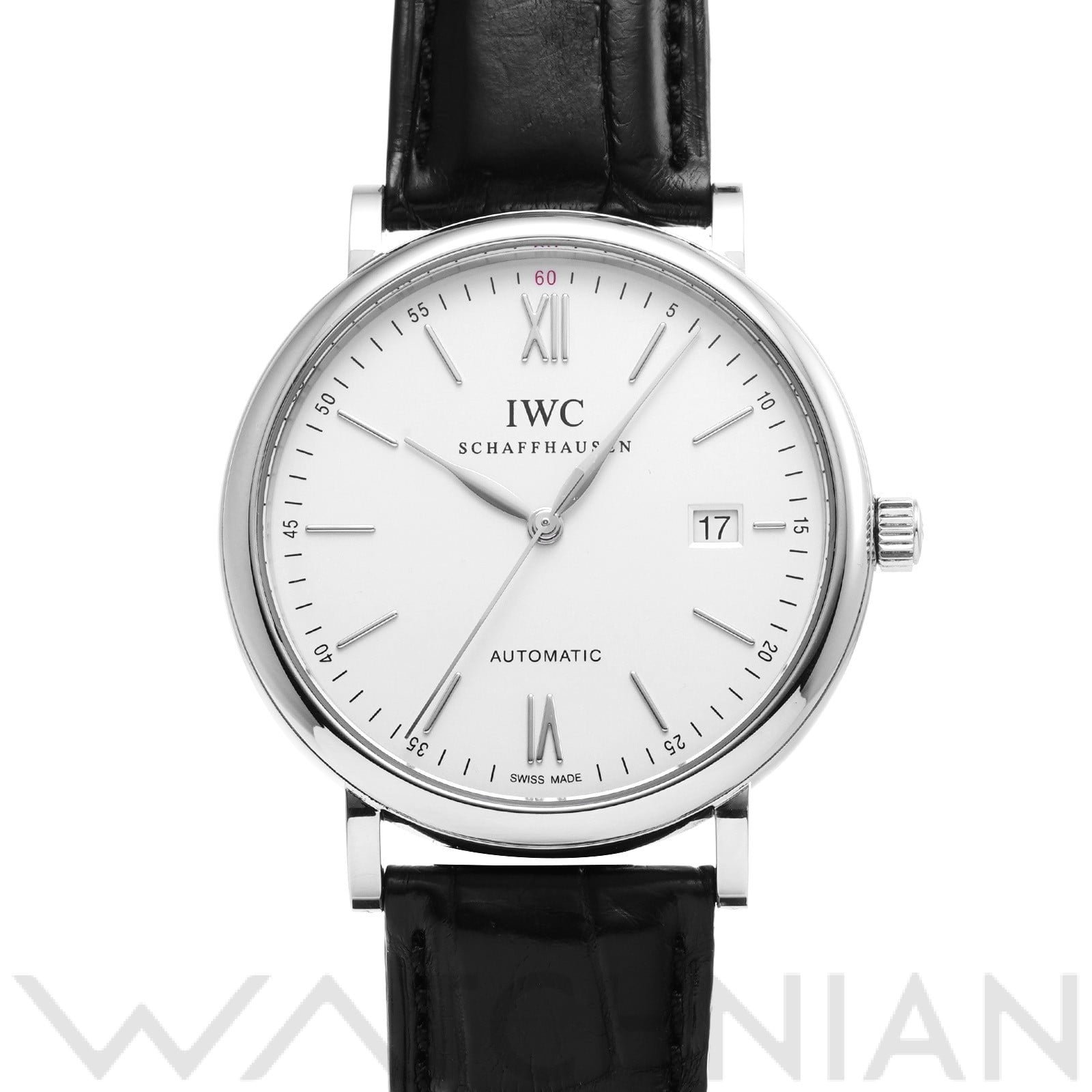 IWC ポートフィノ オートマティック IW356501 シルバー メンズ 時計 【中古】【wristwatch】