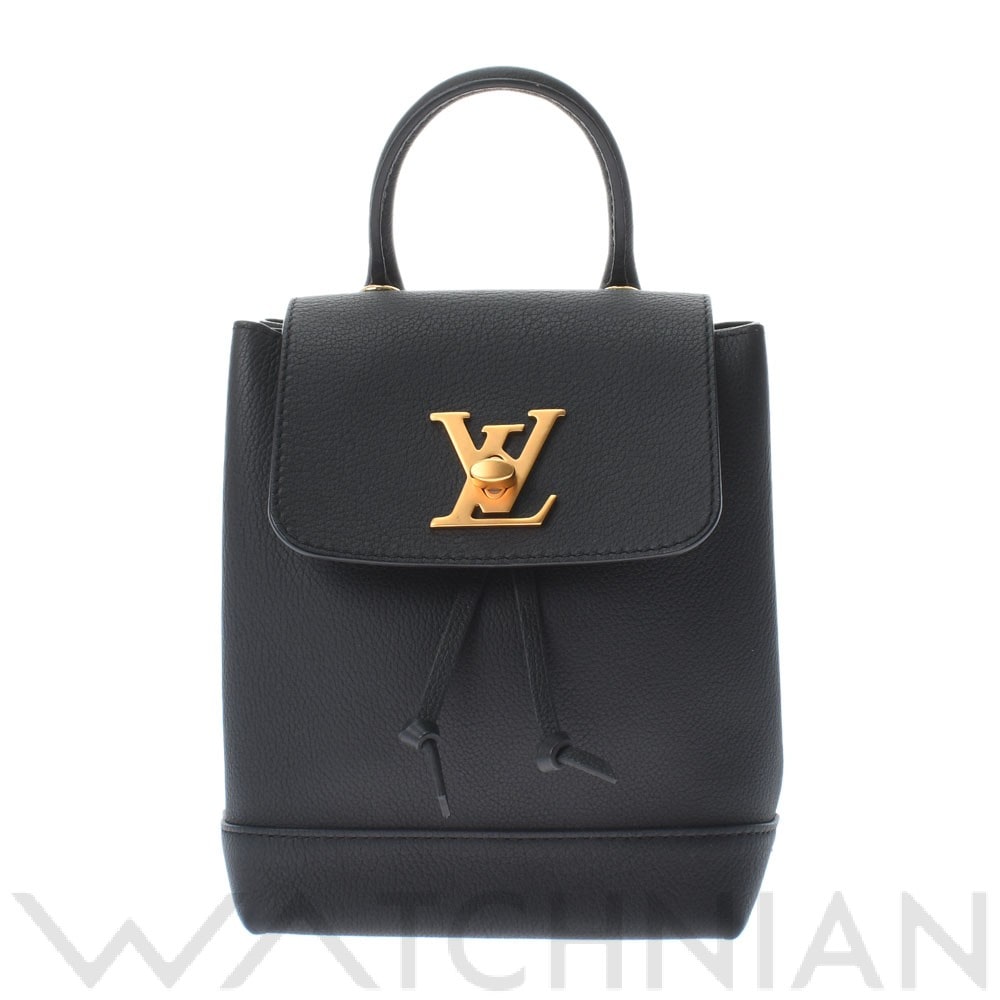 ルイ ヴィトン ロックミーバックパックMINI 黒 M54573 カーフレザー レディース バッグ 【中古】【bag】
