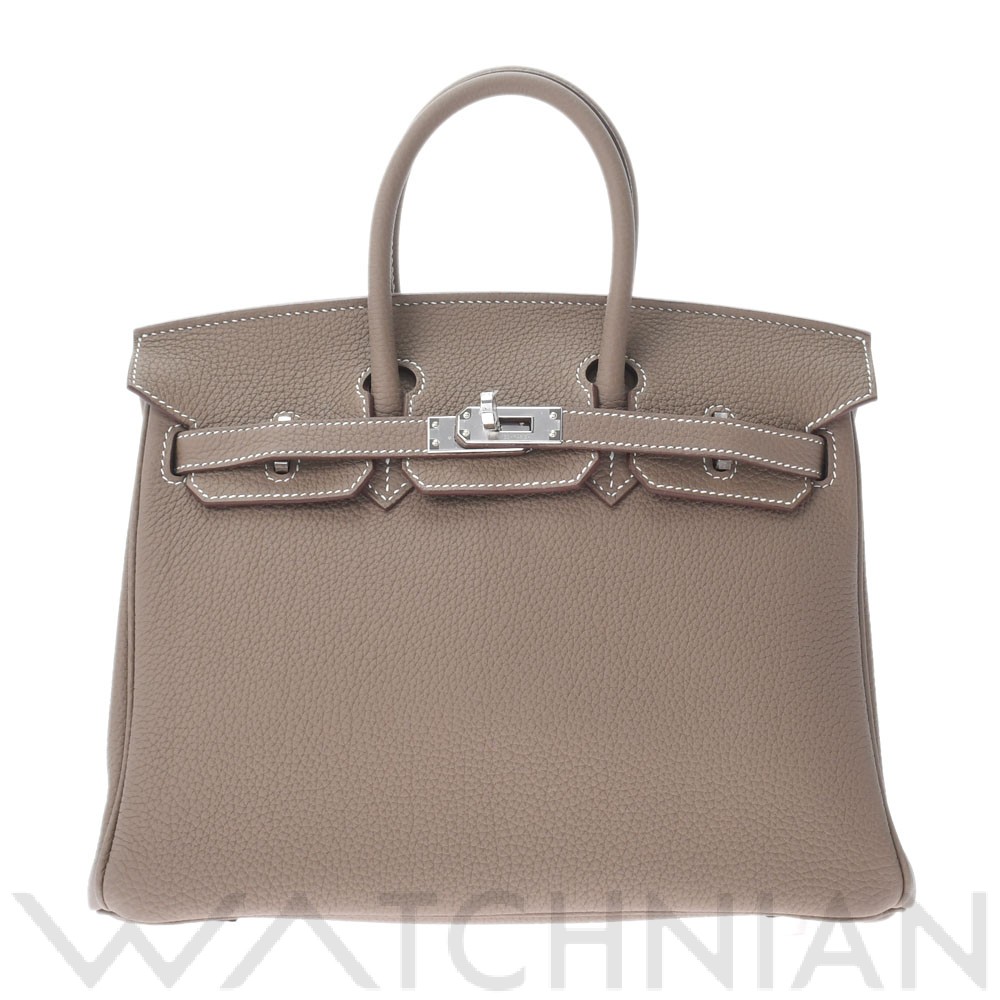 エルメス バーキン 25 エトゥープ/パラジウム金具 トゴ レディース バッグ 【新品】【bag】
