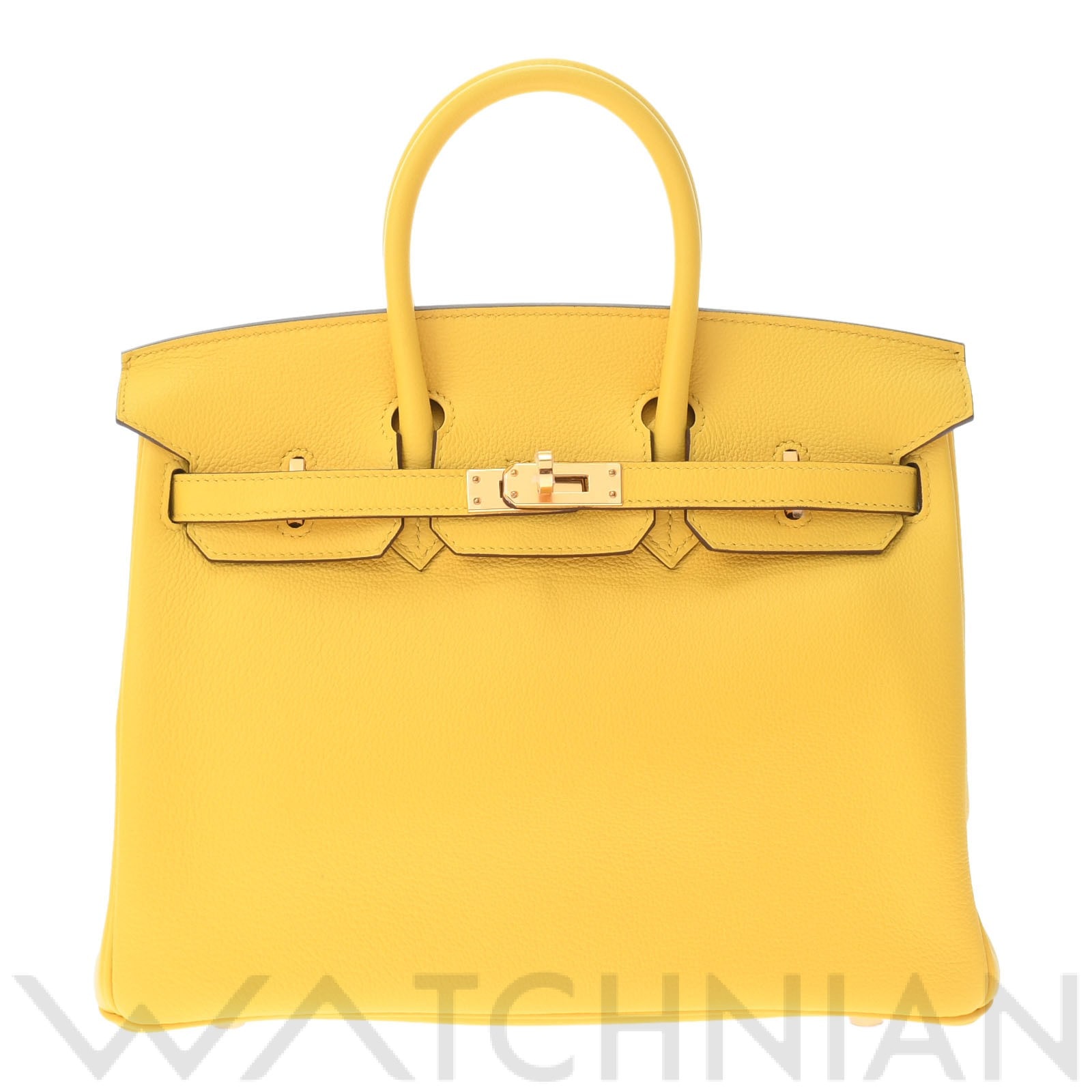 エルメス バーキン 25 ジョーヌナプル/ゴールド金具 トリヨンノヴィーヨ レディース バッグ 【未使用】【bag】