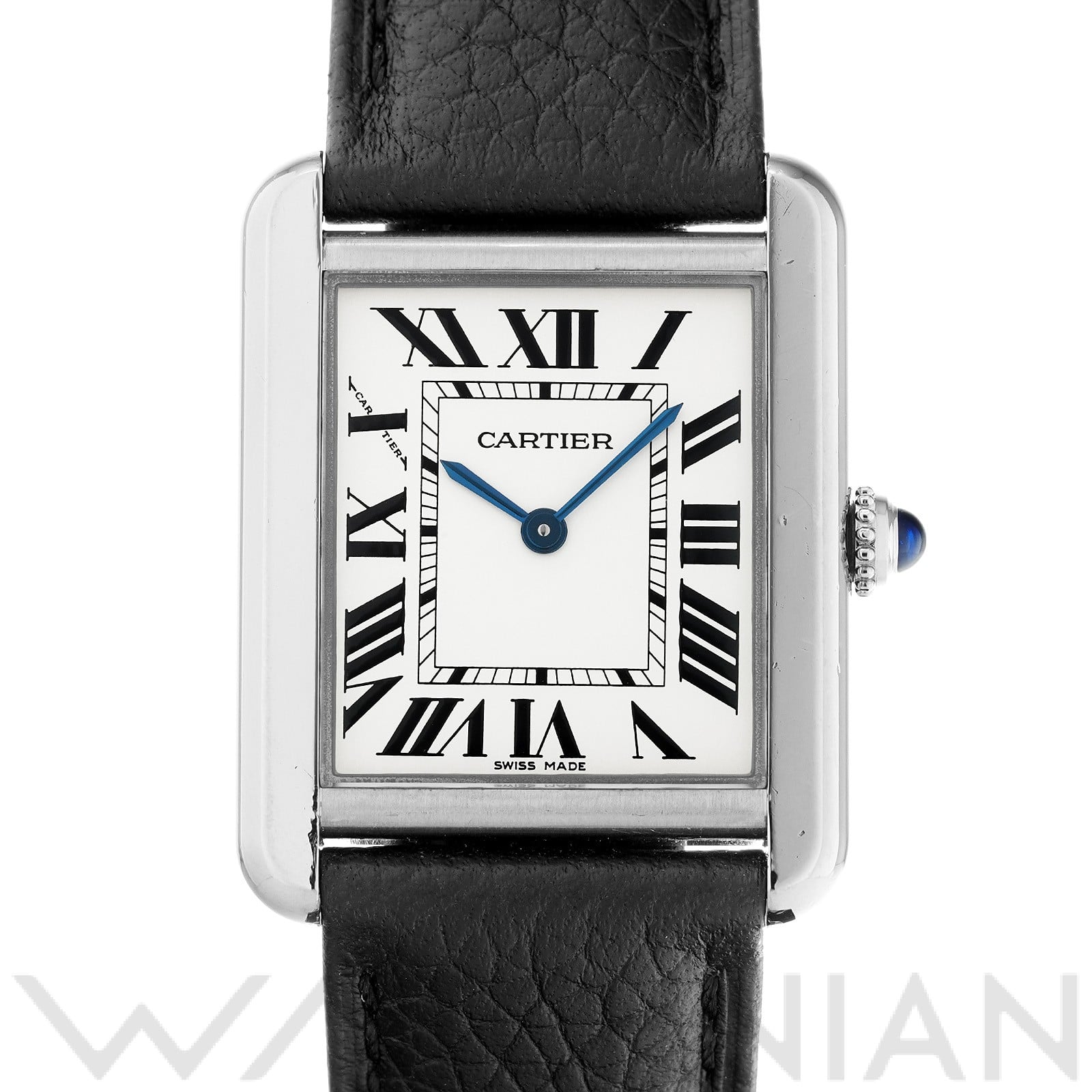 カルティエ タンクソロ SM W5200005 シルバー レディース 時計 【中古】【wristwatch】