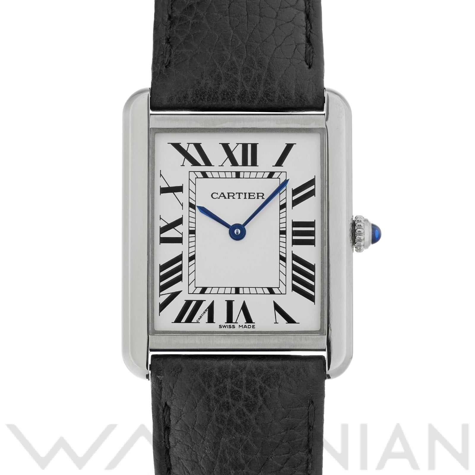 カルティエ タンクソロ LM WSTA0028 シルバー メンズ 時計 【中古】【wristwatch】