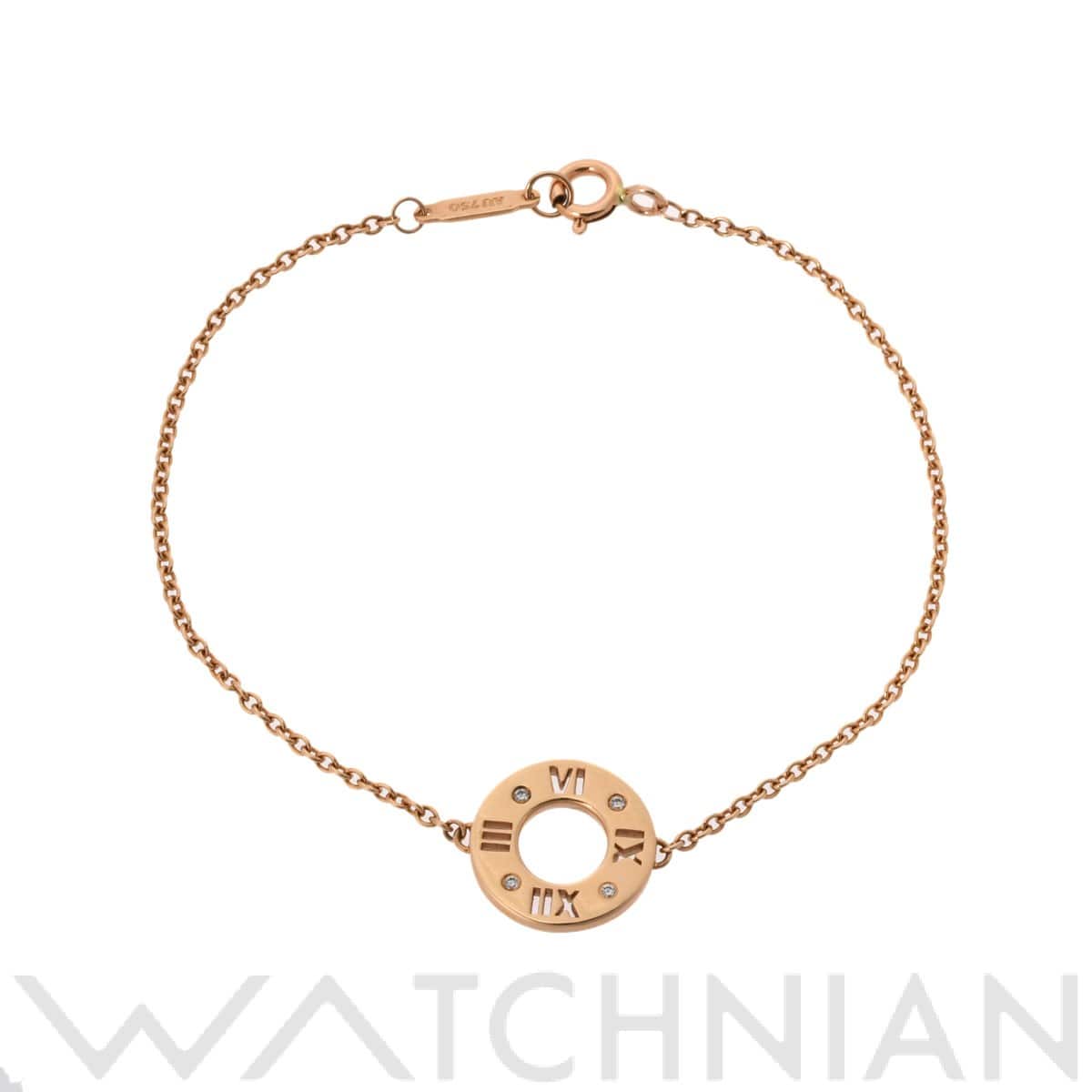 ティファニー アトラス ブレスレット ゴールド K18ピンクゴールド PG レディース ジュエリー 【中古】【jewelry】