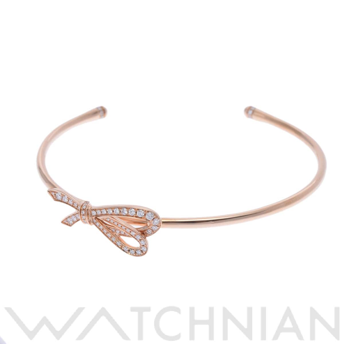 ティファニー ボウ ブレスレット ダイヤ ゴールド K18ピンクゴールド PG レディース ジュエリー 【中古】【jewelry】