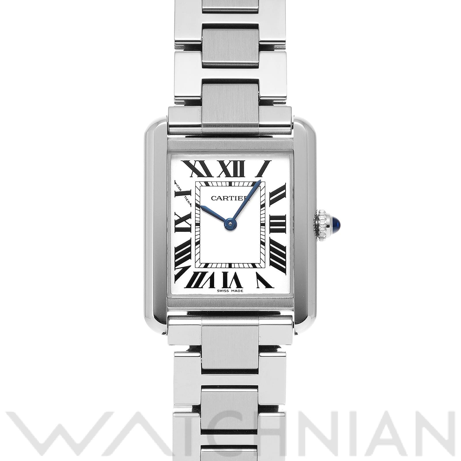 カルティエ タンクソロ SM W5200013 シルバー レディース 時計 【中古】【wristwatch】