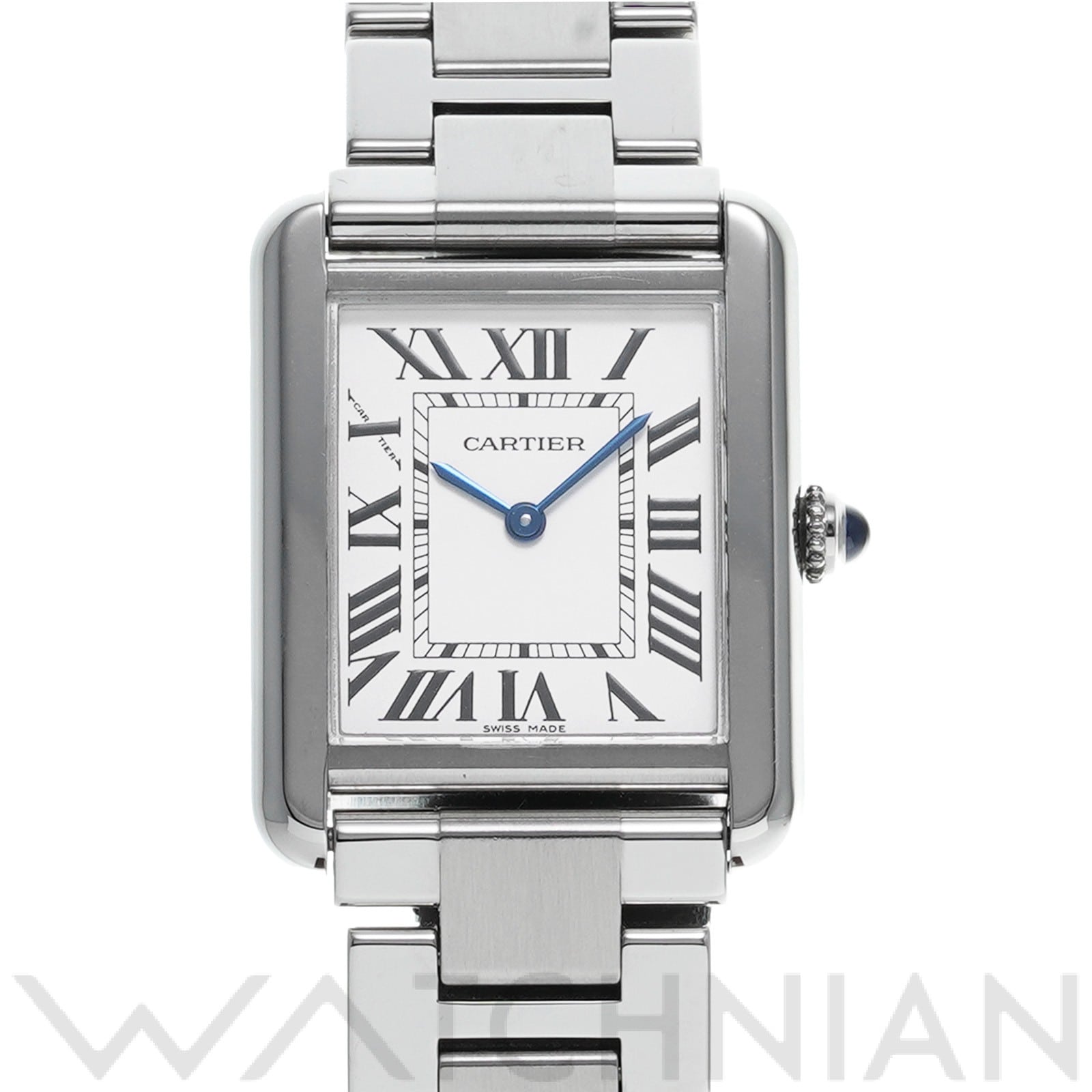カルティエ タンク ソロ SM W5200013 シルバー レディース 時計 【中古】【wristwatch】
