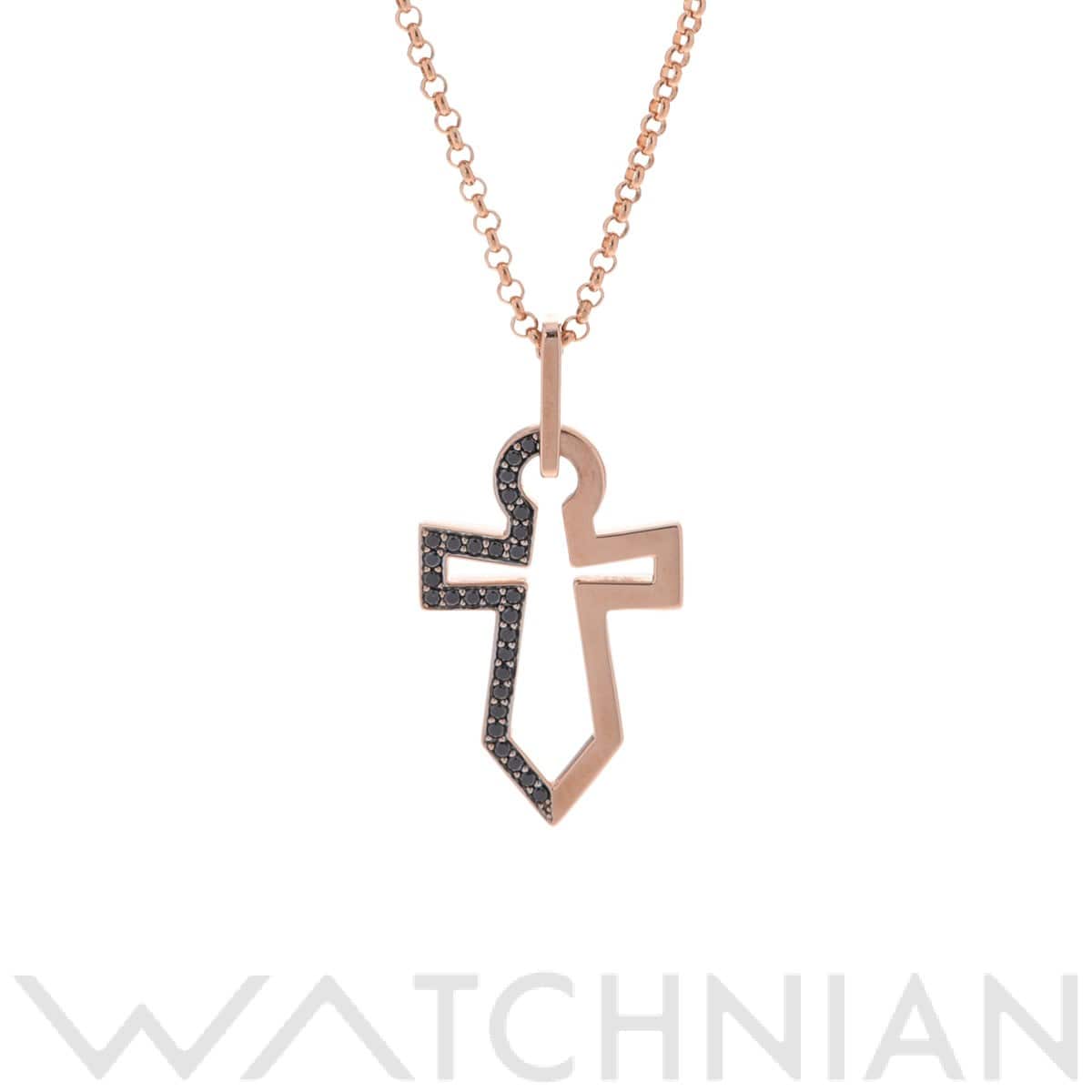 ポンテヴェキオ クロスネックレス ゴールド K18ピンクゴールド PG ユニセックス ジュエリー 【中古】【jewelry】