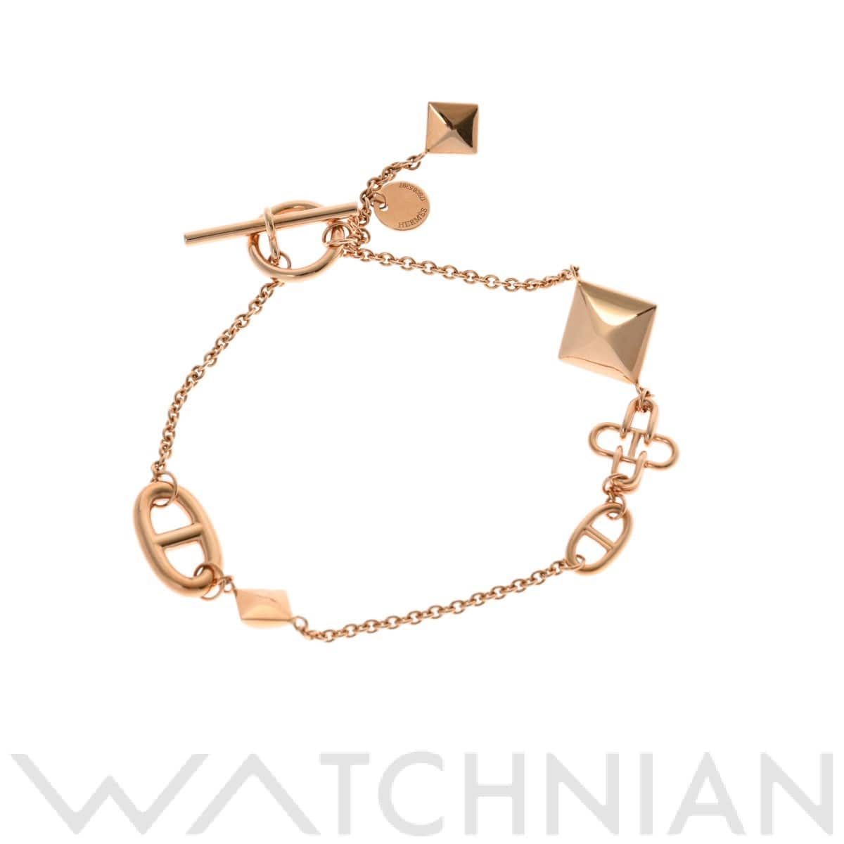 エルメス ロンド マルチブレスレット ゴールド K18ピンクゴールド PG レディース ジュエリー 【中古】【jewelry】