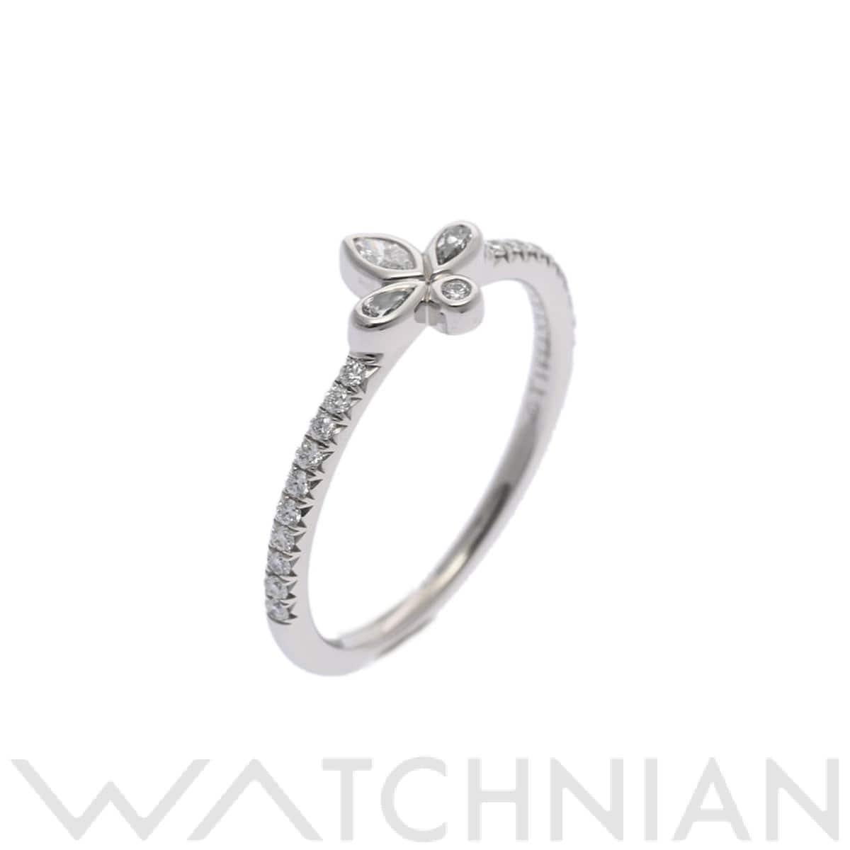 ティファニー フルールドリスリング ダイヤ シルバー Pt950プラチナ レディース ジュエリー 【中古】【jewelry】