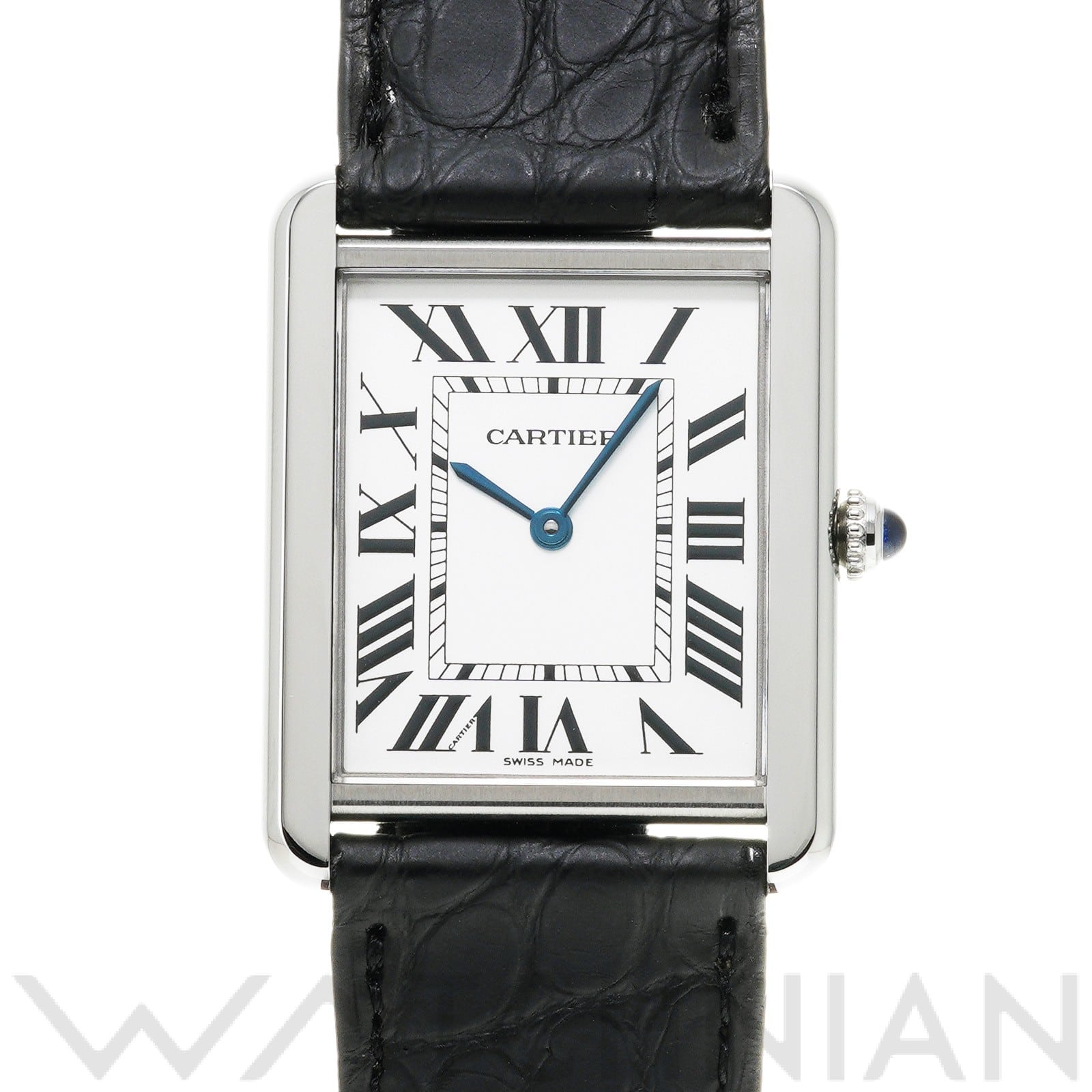 カルティエ タンク ソロ LM W5200003 シルバー メンズ 時計 【中古】【wristwatch】
