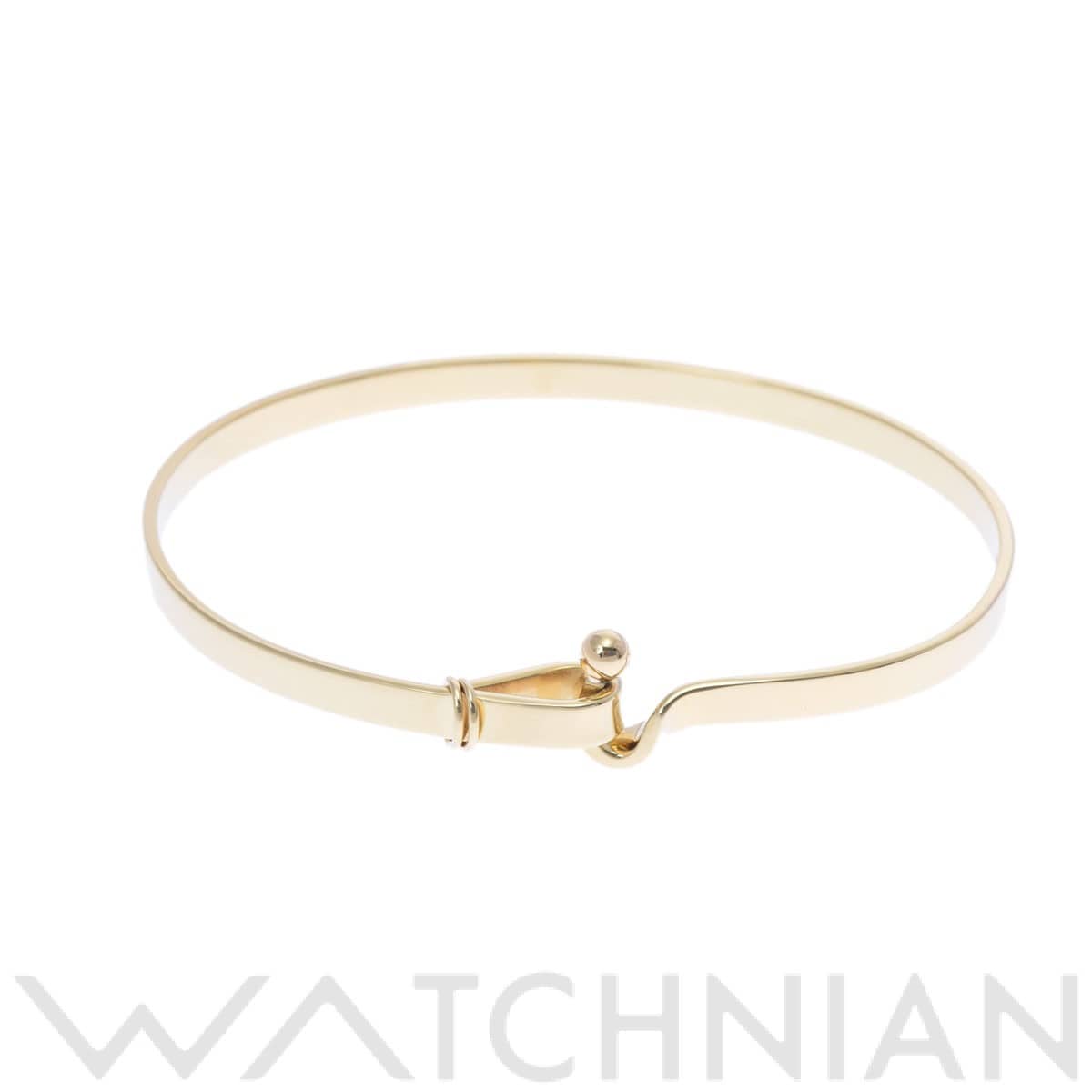 ティファニー フック&アイ バングル ゴールド K18イエローゴールド YG レディース ジュエリー 【中古】【jewelry】