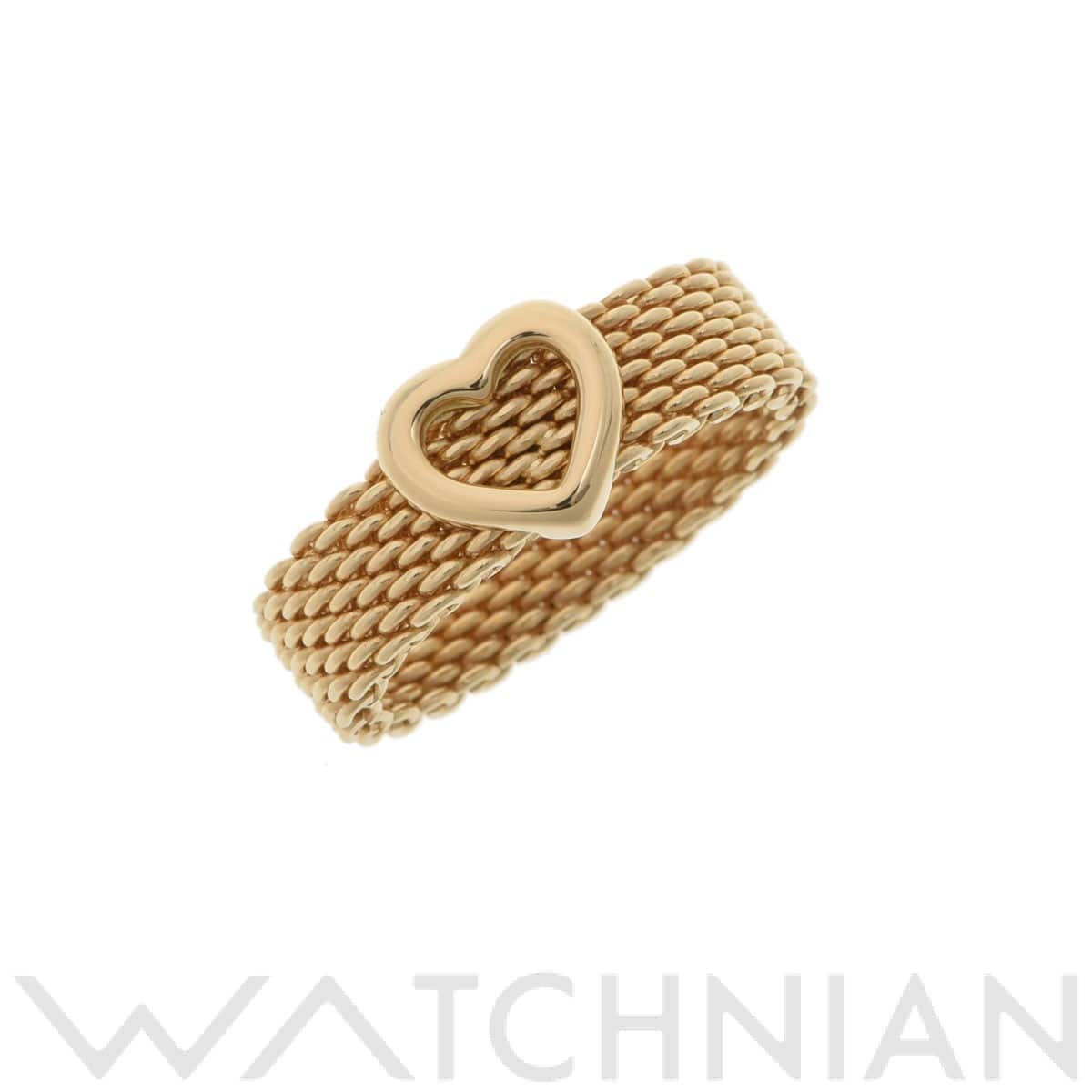 ティファニー サマセット ハート リング ゴールド K18イエローゴールド YG レディース ジュエリー 【中古】【jewelry】