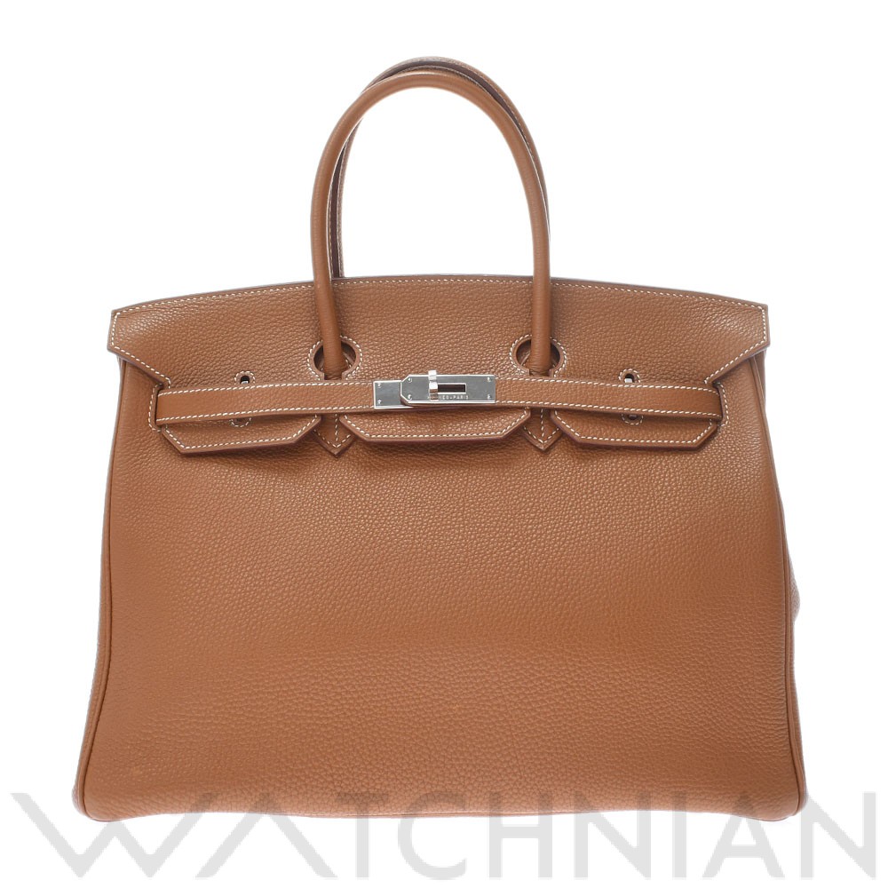 エルメス バーキン 35 ゴールド/パラジウム金具 トゴ ユニセックス バッグ 【中古】【bag】